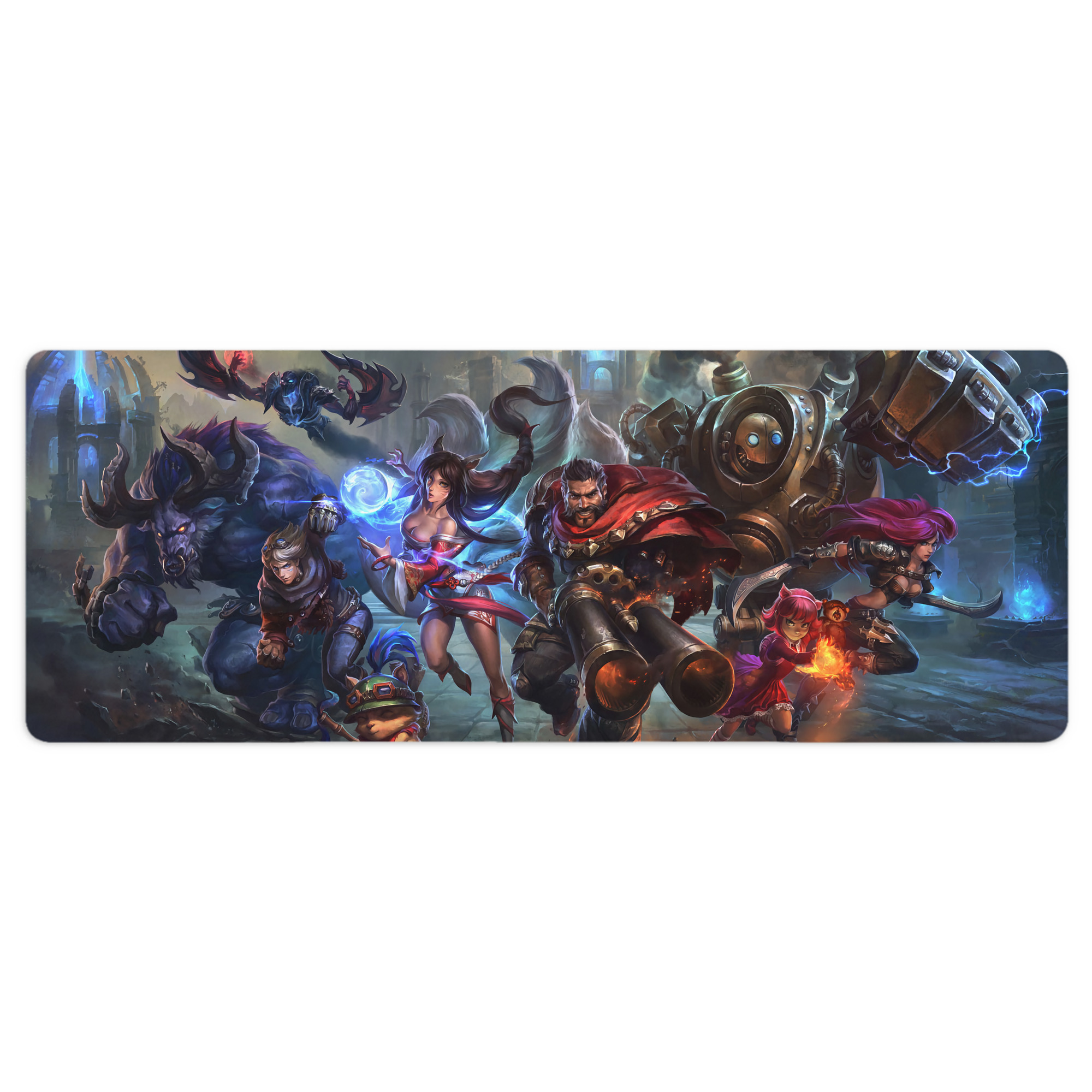 （画像用） リーグ・オブ・レジェンド League of Legends LOL ステッチ加工 大判デスクマット／滑り止めマウスパッド