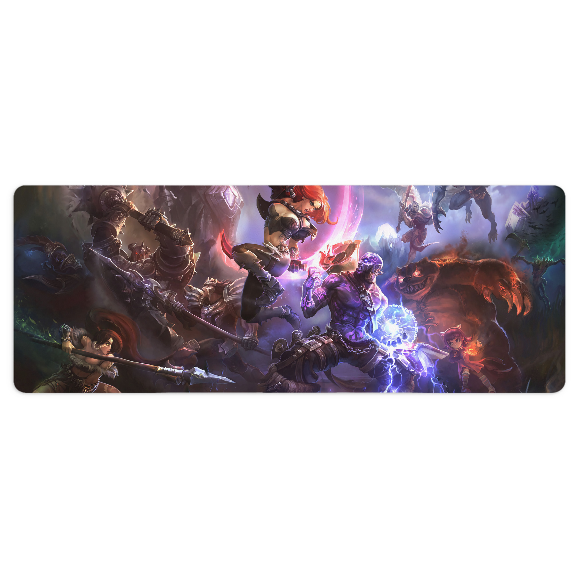 （画像用） リーグ・オブ・レジェンド League of Legends LOL ステッチ加工 大判デスクマット／滑り止めマウスパッド