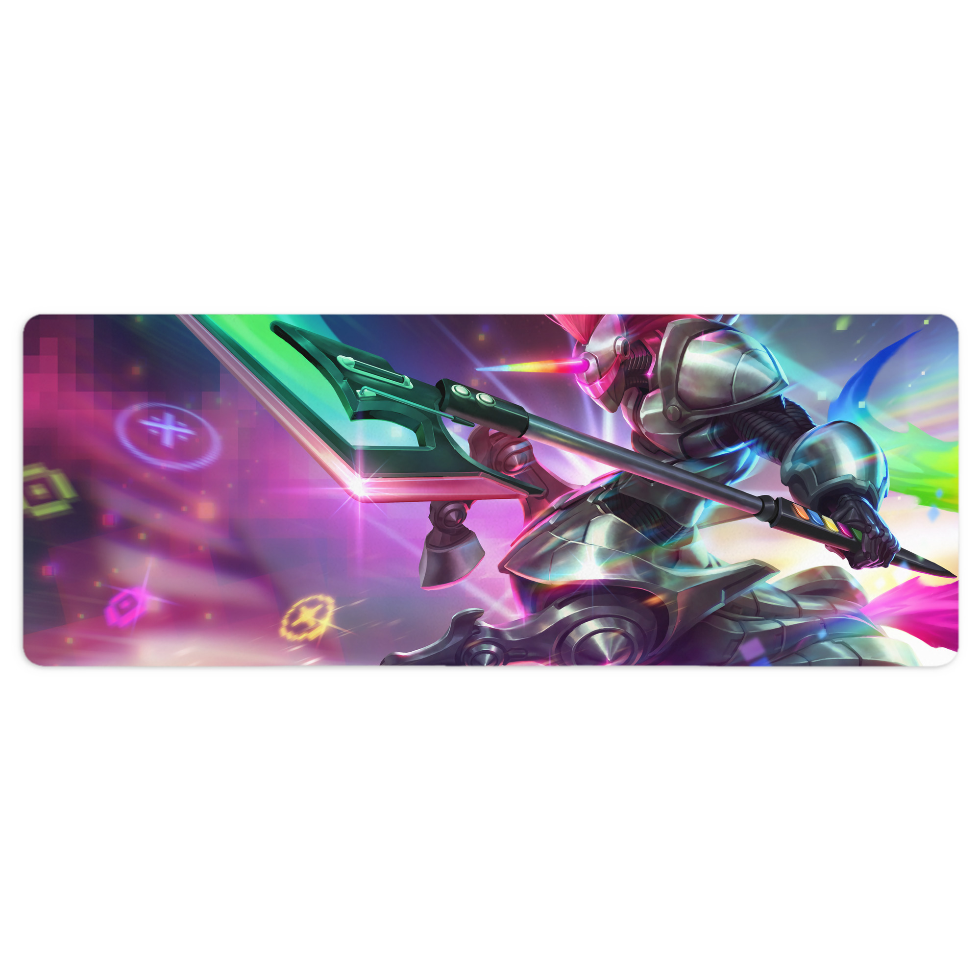 （画像用） リーグ・オブ・レジェンド League of Legends LOL ステッチ加工 大判デスクマット／滑り止めマウスパッド