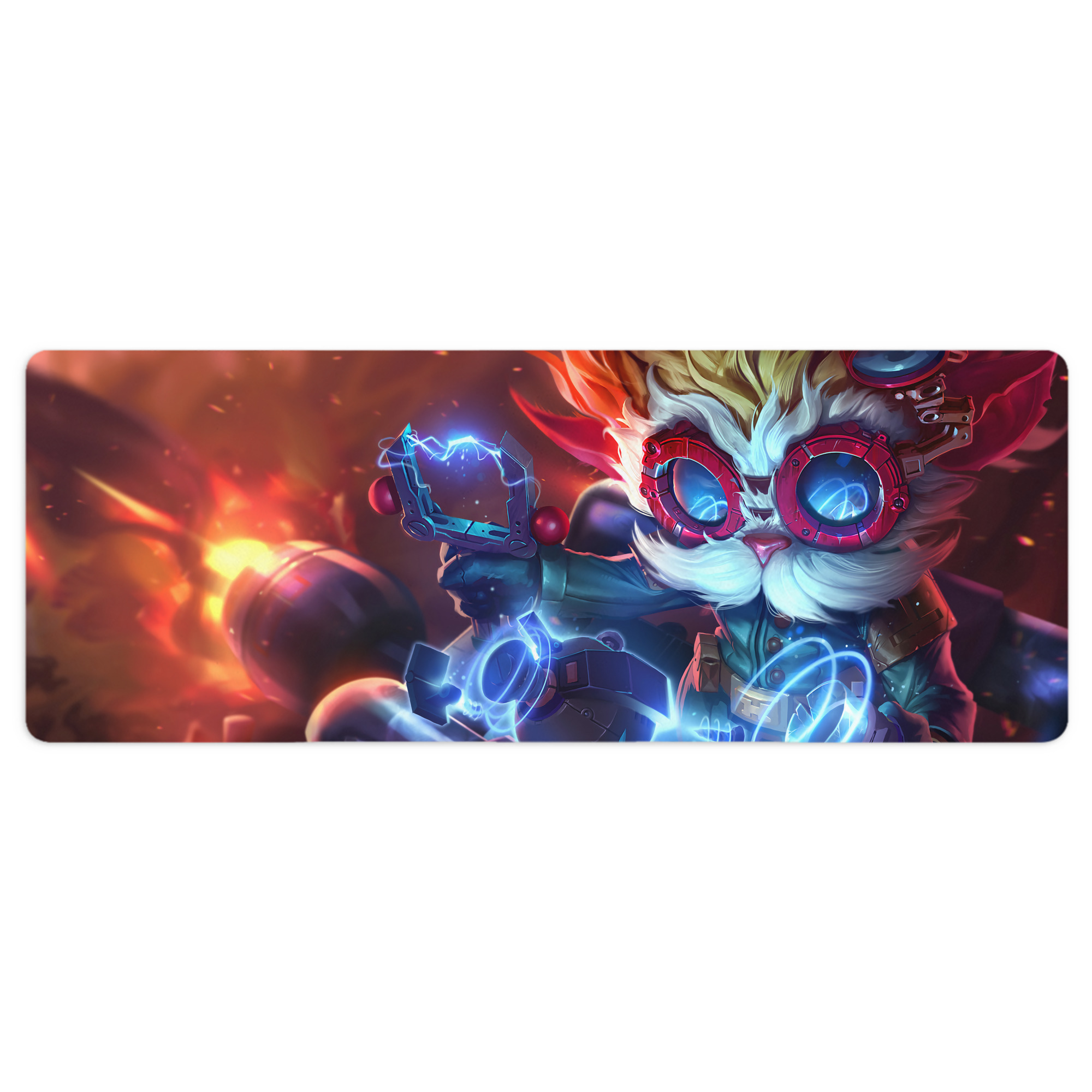 （画像用） リーグ・オブ・レジェンド League of Legends LOL ステッチ加工 大判デスクマット／滑り止めマウスパッド