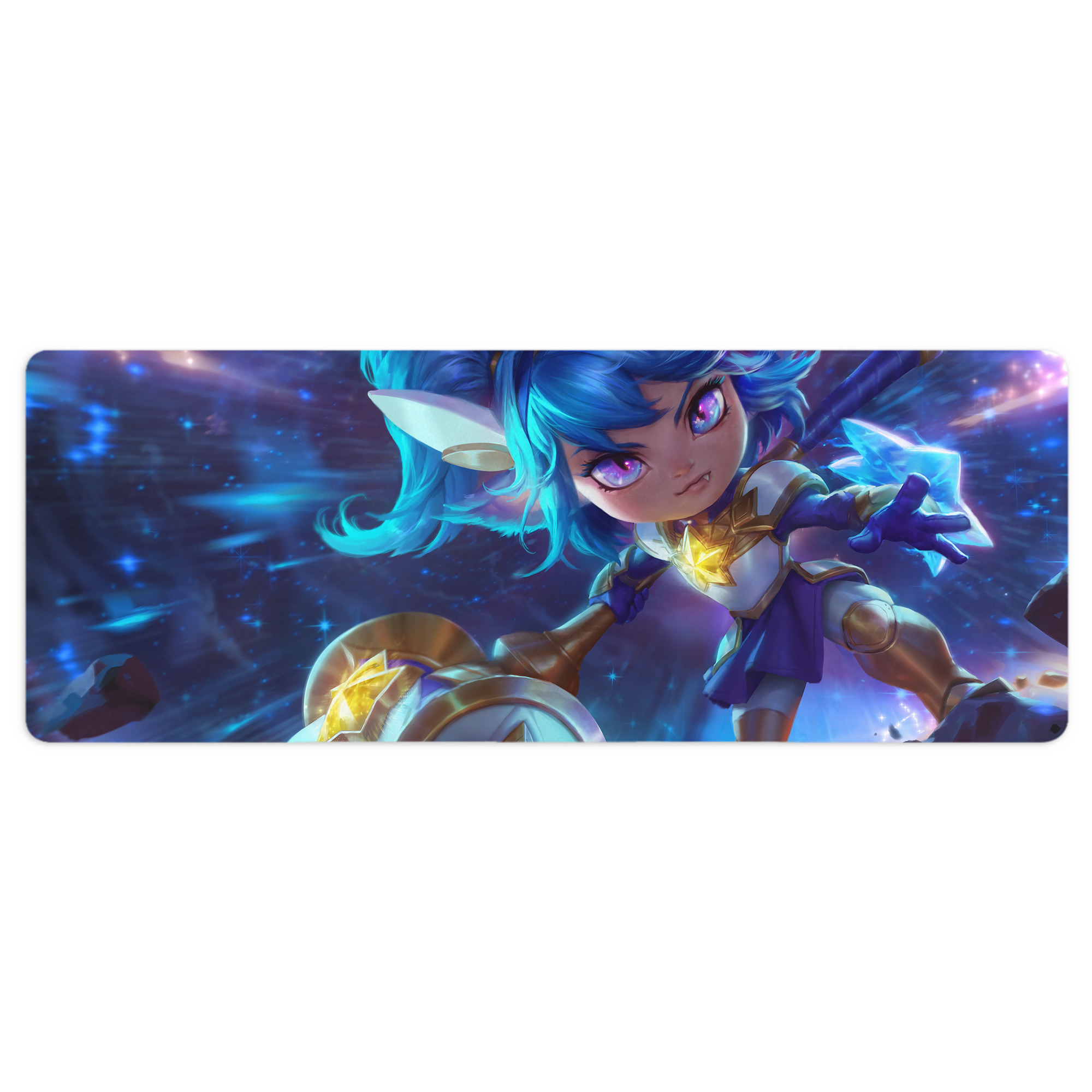 （画像用） リーグ・オブ・レジェンド League of Legends LOL ステッチ加工 大判デスクマット／滑り止めマウスパッド