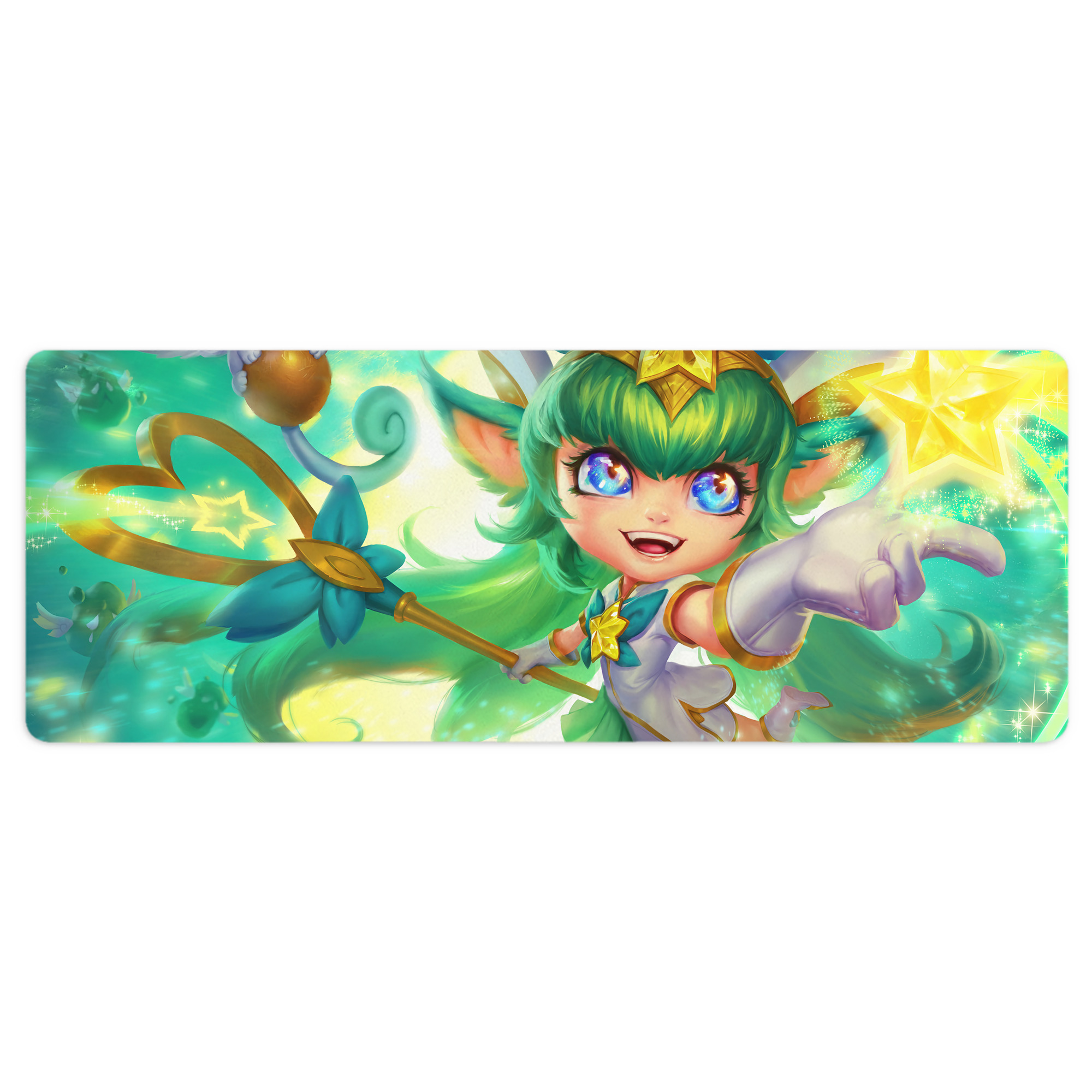 （画像用） リーグ・オブ・レジェンド League of Legends LOL ステッチ加工 大判デスクマット／滑り止めマウスパッド