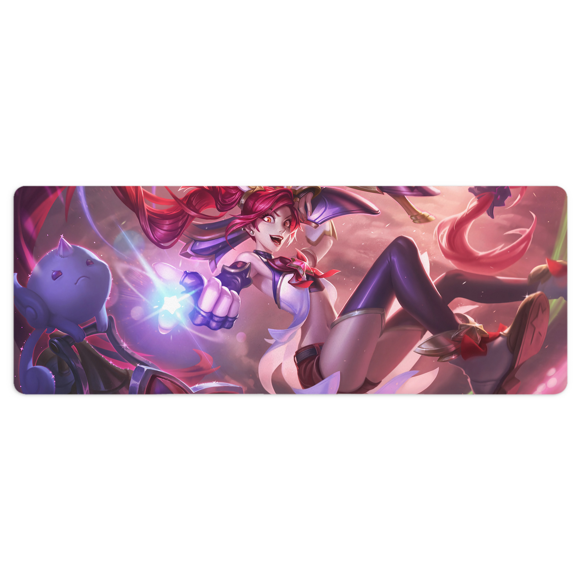 （画像用） リーグ・オブ・レジェンド League of Legends LOL ステッチ加工 大判デスクマット／滑り止めマウスパッド