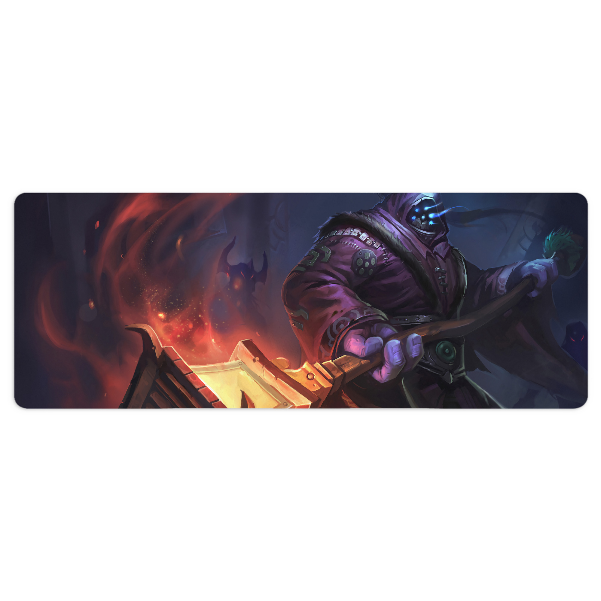 （画像用） リーグ・オブ・レジェンド League of Legends LOL ステッチ加工 大判デスクマット／滑り止めマウスパッド