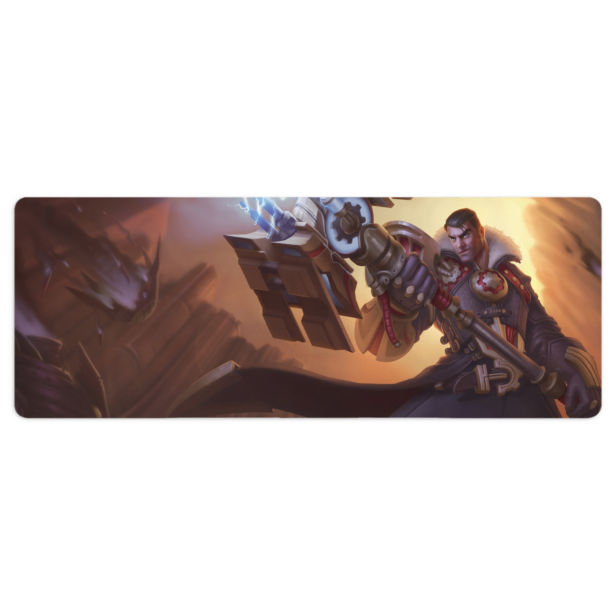 （画像用） リーグ・オブ・レジェンド League of Legends LOL ステッチ加工 大判デスクマット／滑り止めマウスパッド