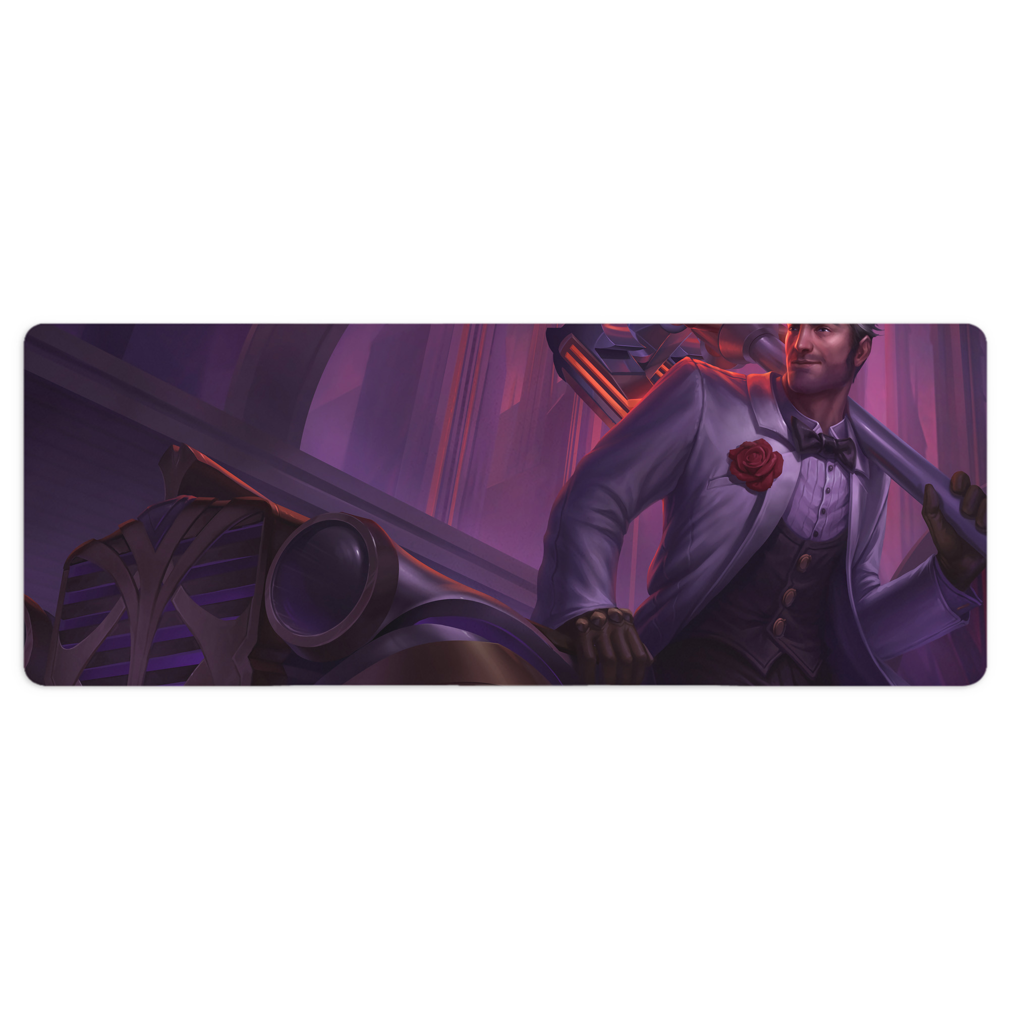 （画像用） リーグ・オブ・レジェンド League of Legends LOL ステッチ加工 大判デスクマット／滑り止めマウスパッド