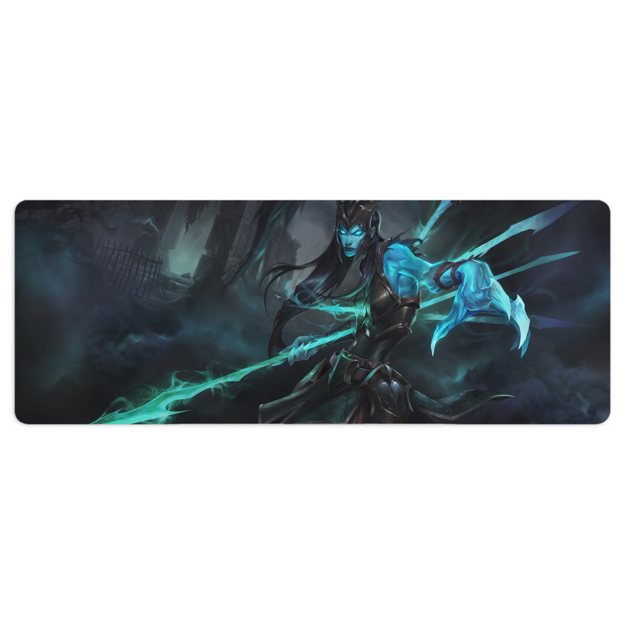 （画像用） リーグ・オブ・レジェンド League of Legends LOL ステッチ加工 大判デスクマット／滑り止めマウスパッド