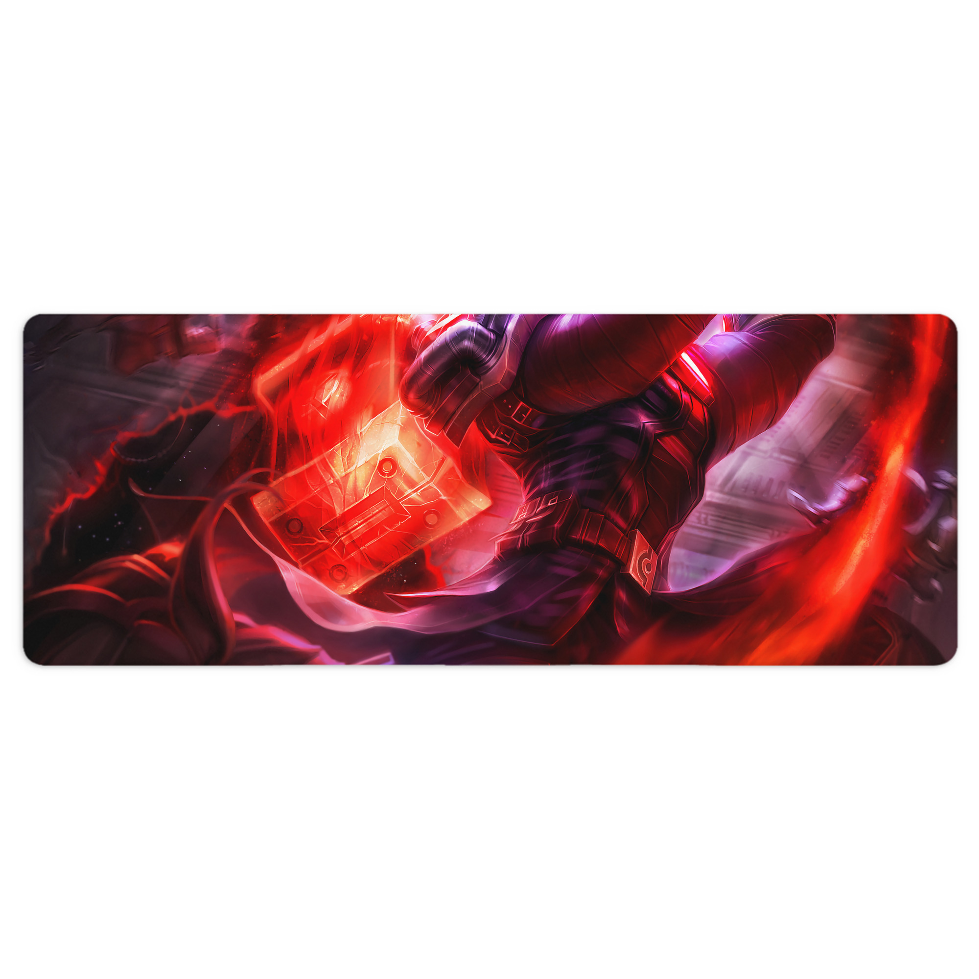 （画像用） リーグ・オブ・レジェンド League of Legends LOL ステッチ加工 大判デスクマット／滑り止めマウスパッド
