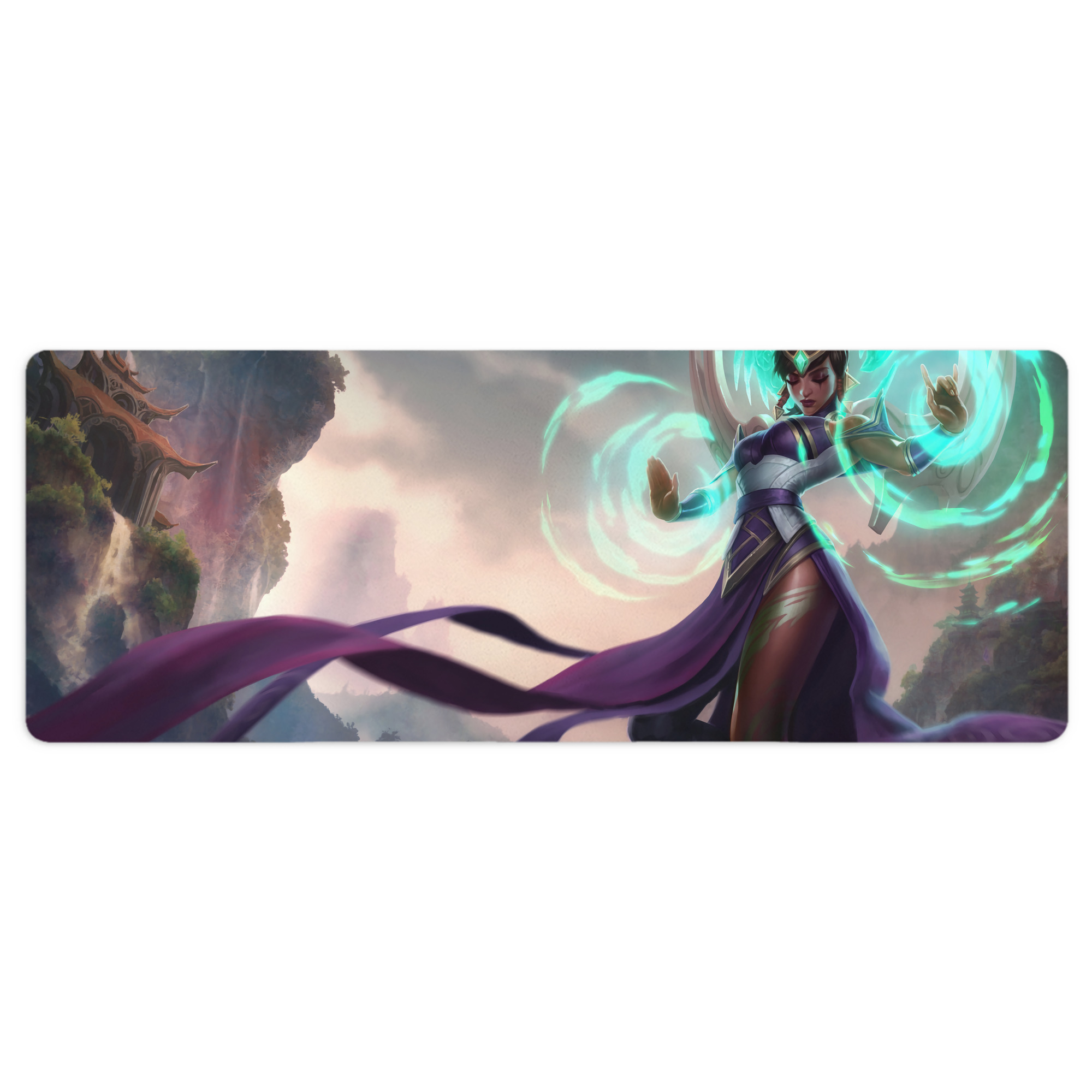 （画像用） リーグ・オブ・レジェンド League of Legends LOL ステッチ加工 大判デスクマット／滑り止めマウスパッド
