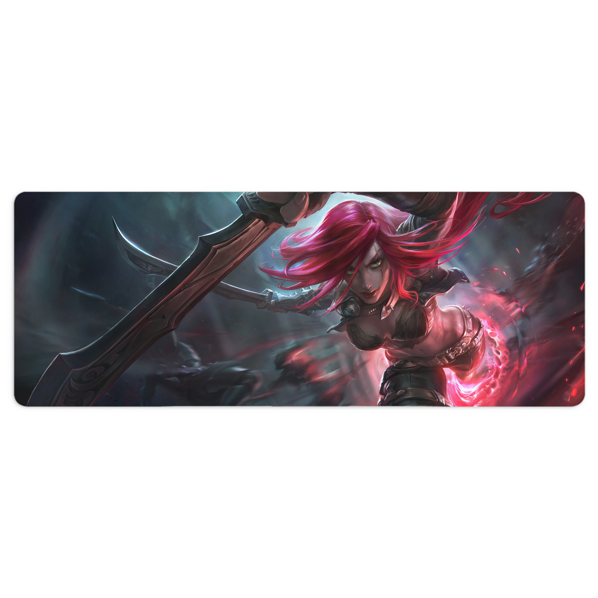 （画像用） リーグ・オブ・レジェンド League of Legends LOL ステッチ加工 大判デスクマット／滑り止めマウスパッド