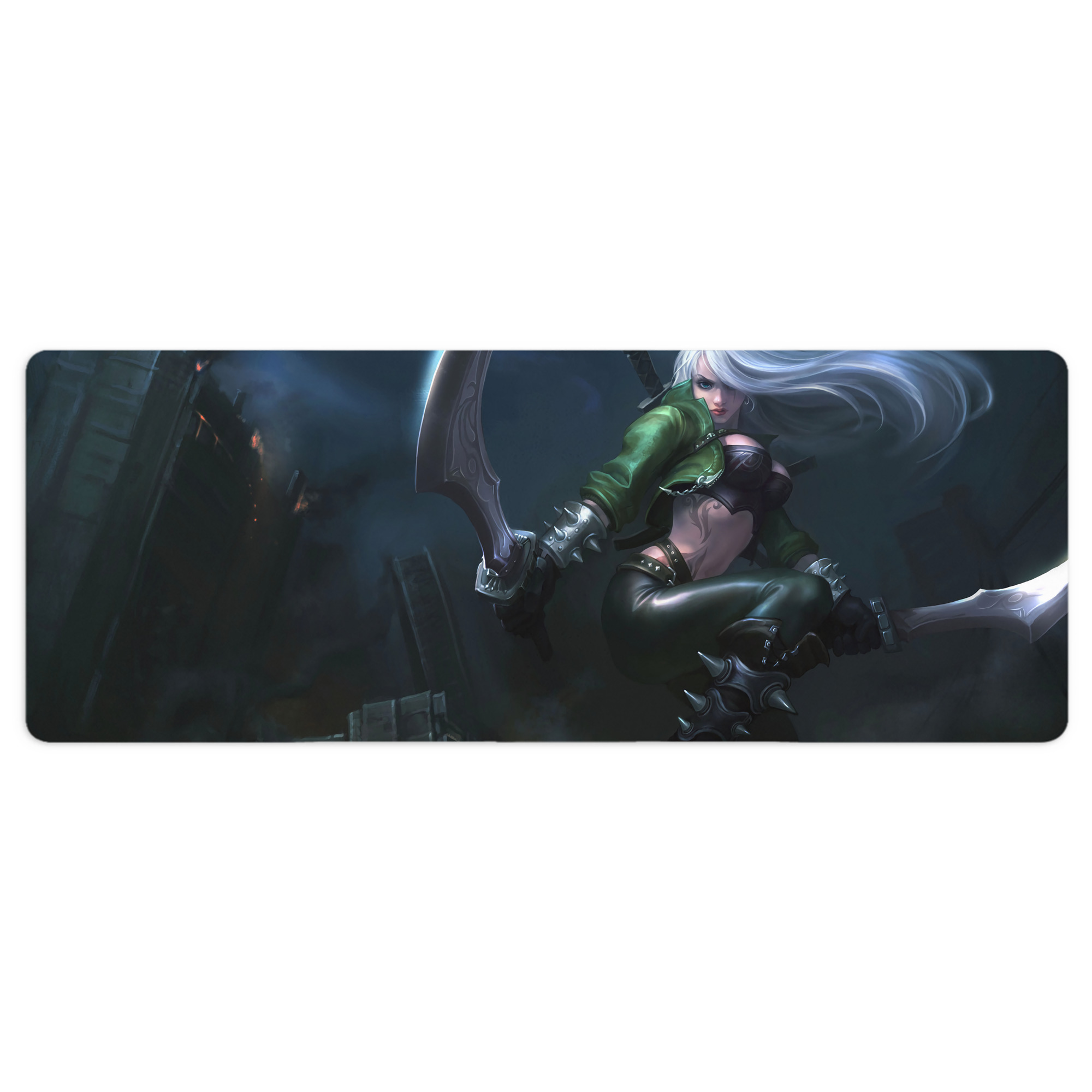 （画像用） リーグ・オブ・レジェンド League of Legends LOL ステッチ加工 大判デスクマット／滑り止めマウスパッド