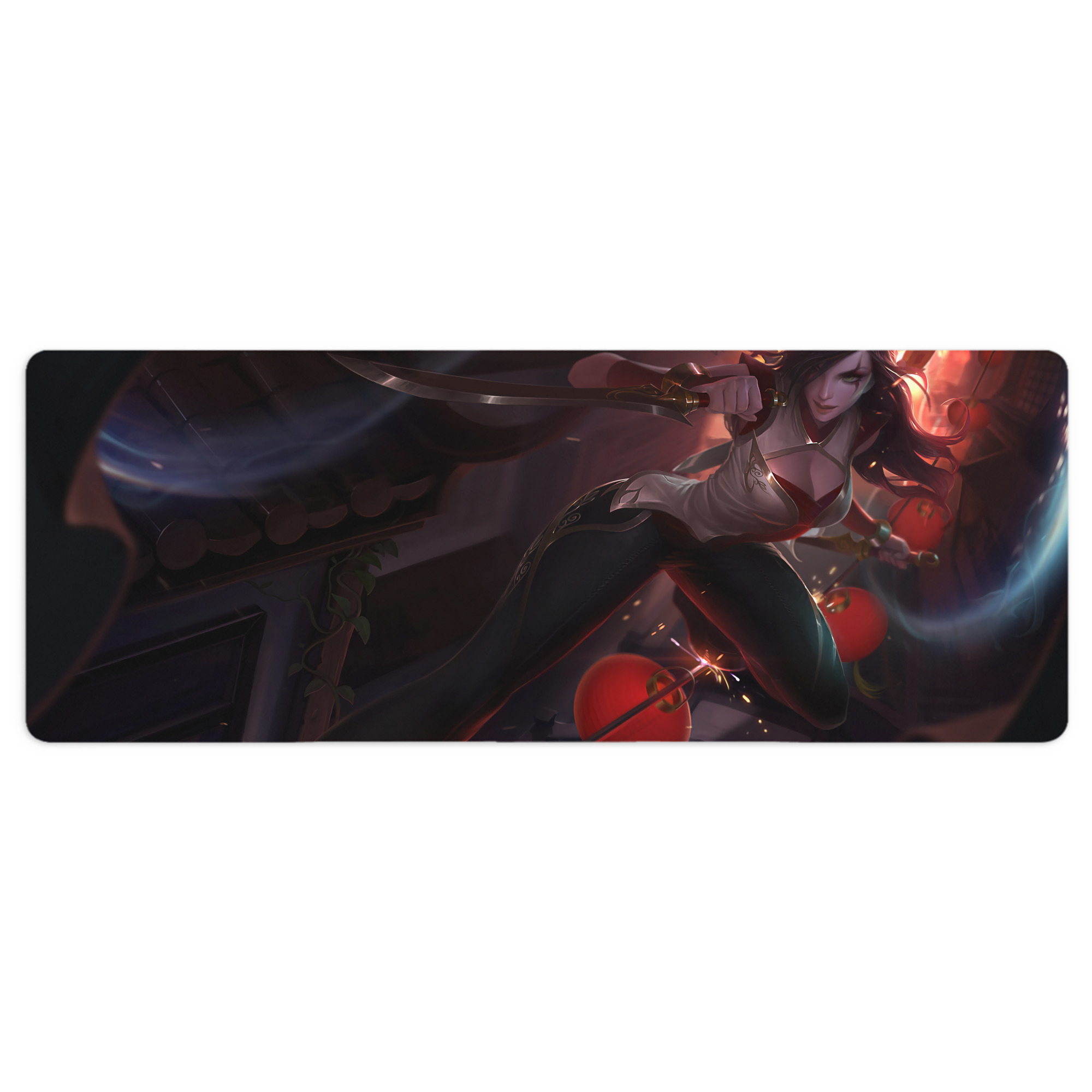 （画像用） リーグ・オブ・レジェンド League of Legends LOL ステッチ加工 大判デスクマット／滑り止めマウスパッド