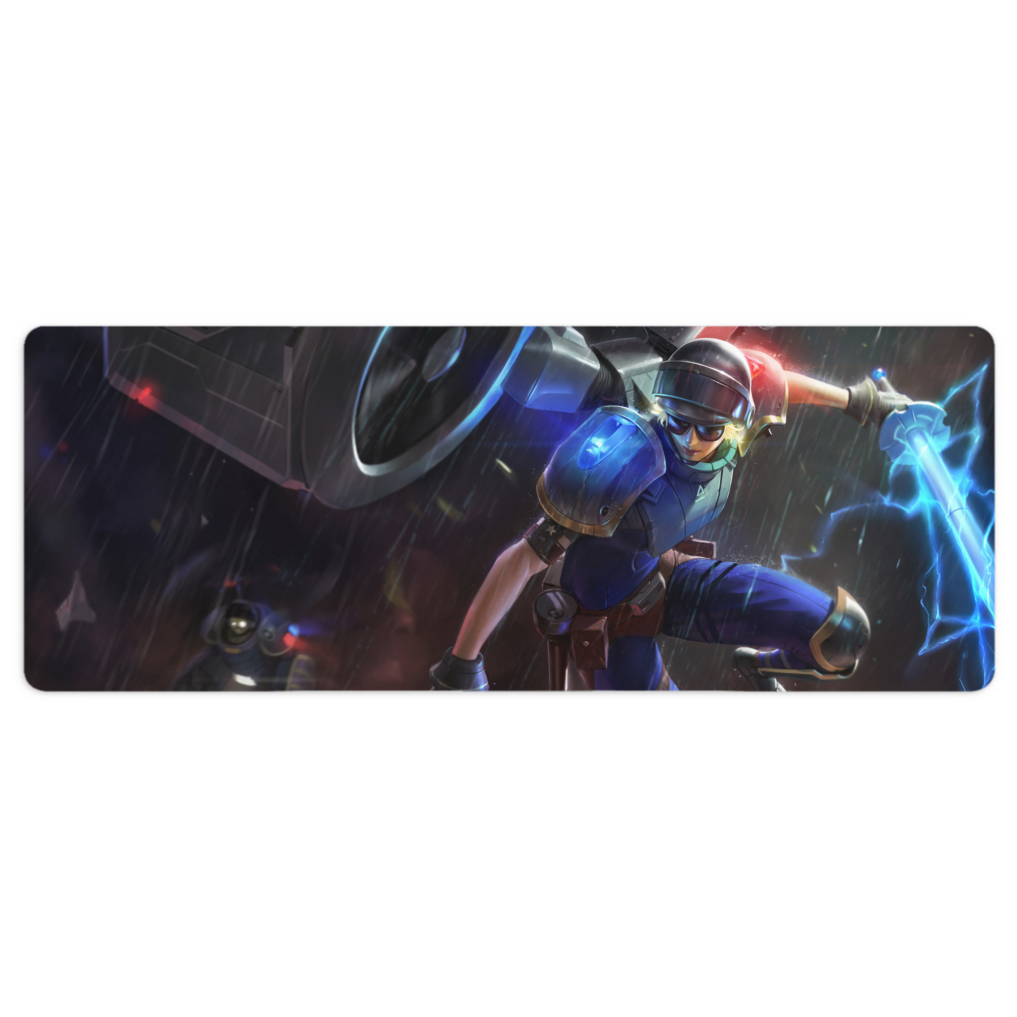 （画像用） リーグ・オブ・レジェンド League of Legends LOL ステッチ加工 大判デスクマット／滑り止めマウスパッド