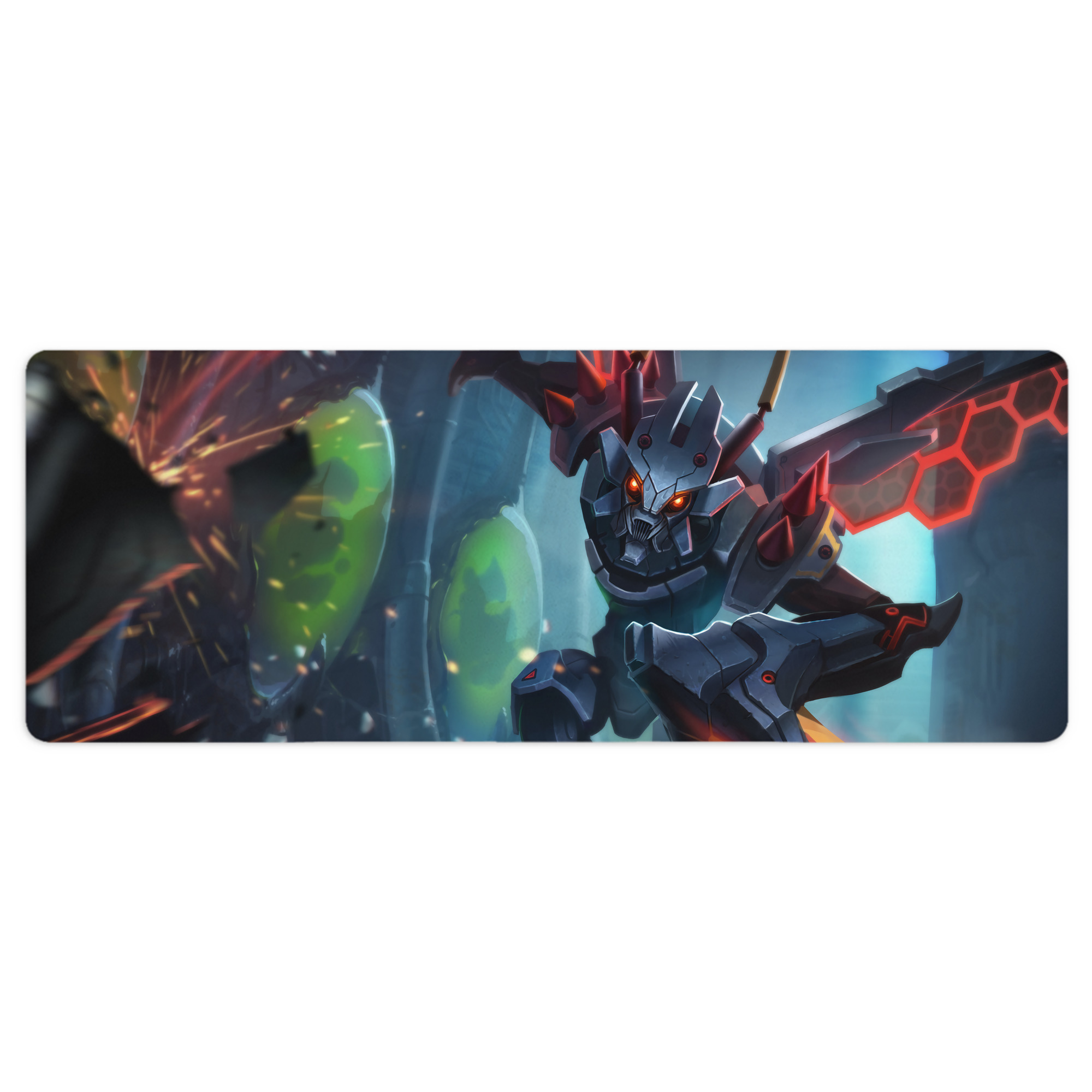 （画像用） リーグ・オブ・レジェンド League of Legends LOL ステッチ加工 大判デスクマット／滑り止めマウスパッド