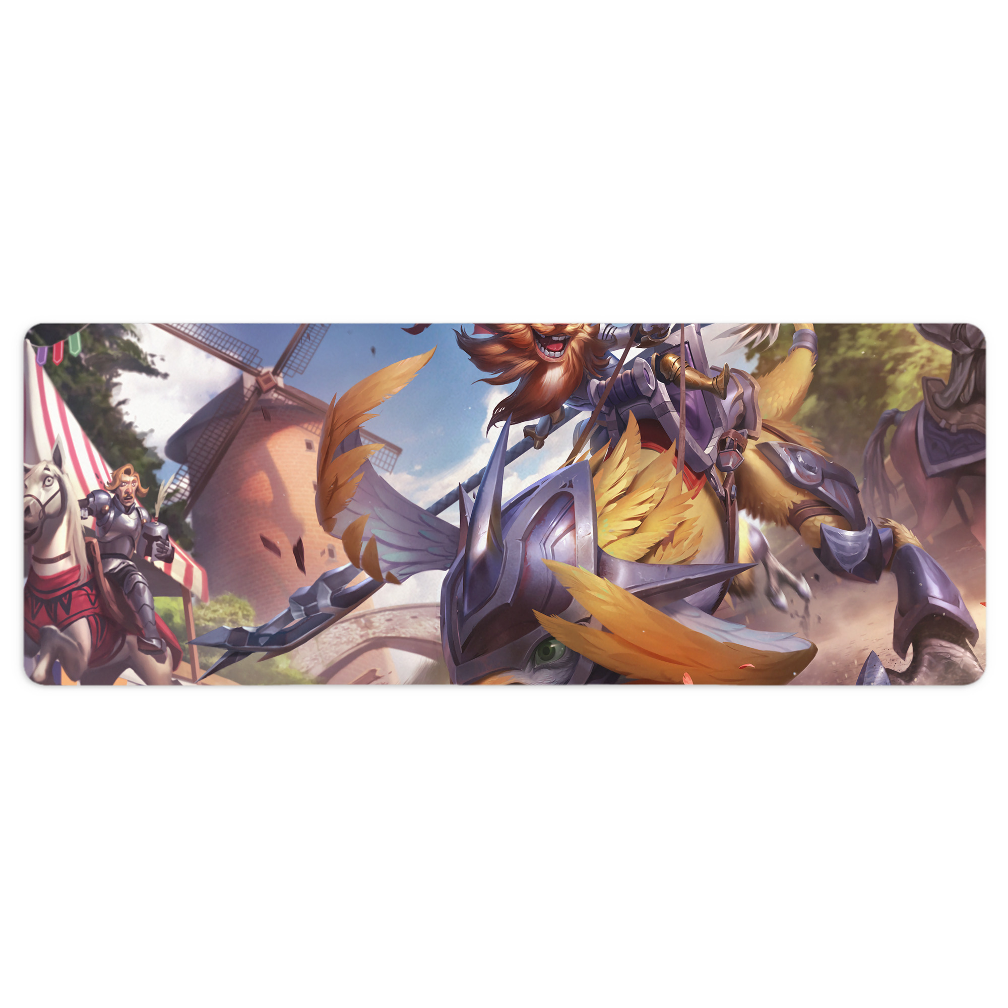 （画像用） リーグ・オブ・レジェンド League of Legends LOL ステッチ加工 大判デスクマット／滑り止めマウスパッド
