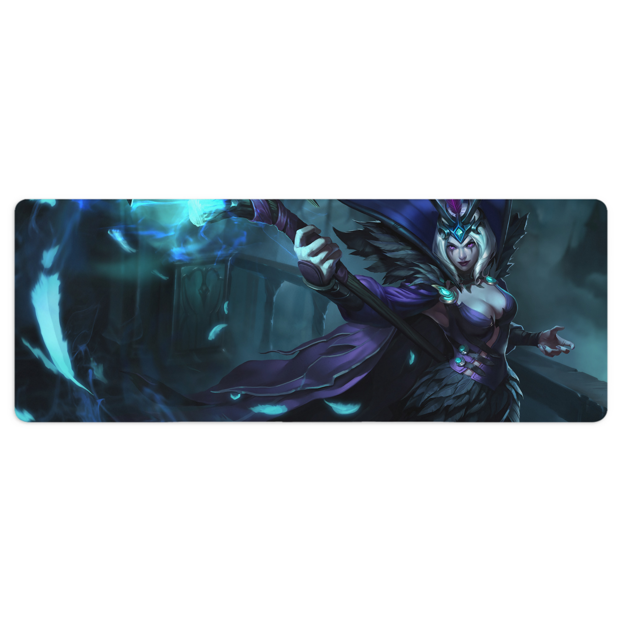（画像用） リーグ・オブ・レジェンド League of Legends LOL ステッチ加工 大判デスクマット／滑り止めマウスパッド