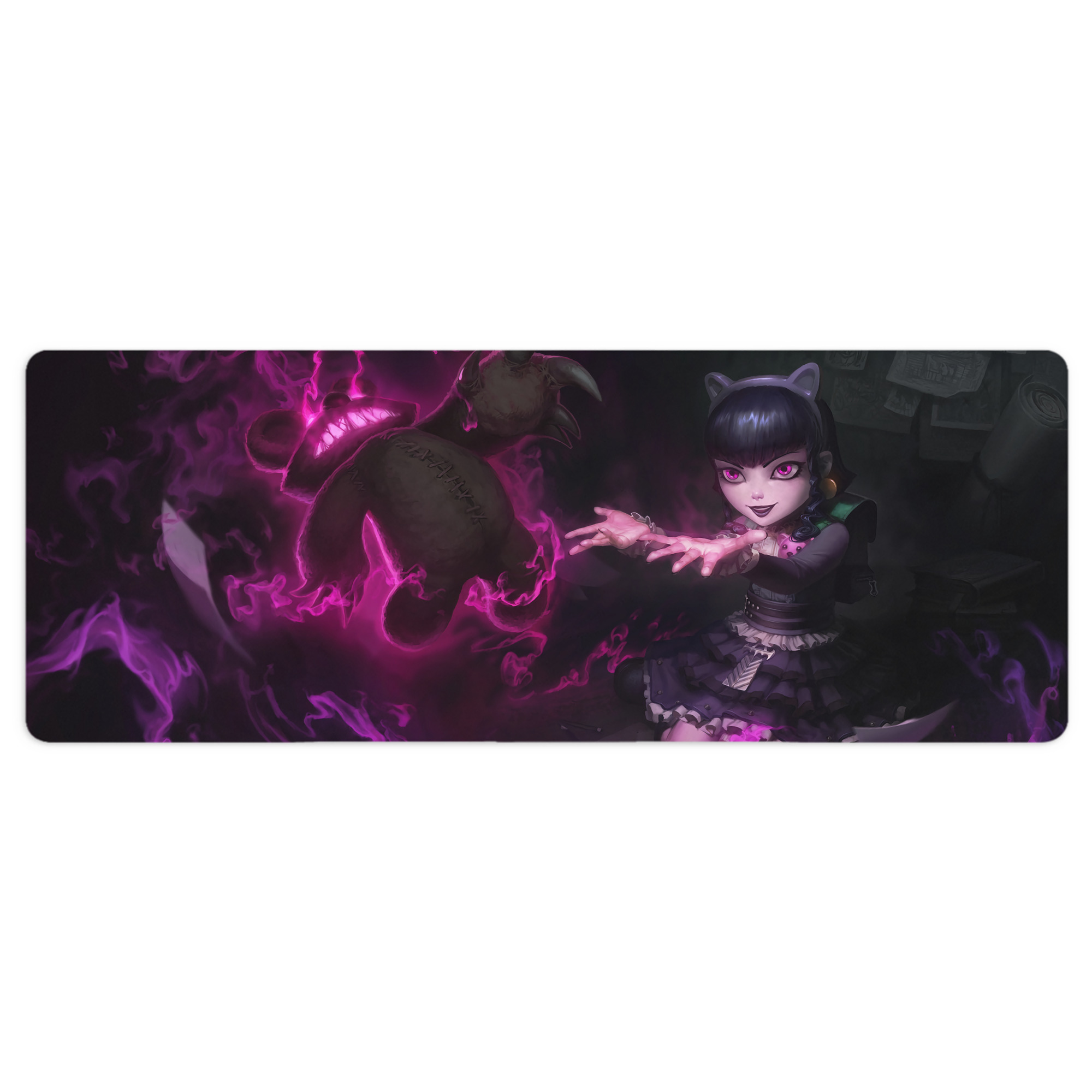 （画像用） リーグ・オブ・レジェンド League of Legends LOL ステッチ加工 大判デスクマット／滑り止めマウスパッド