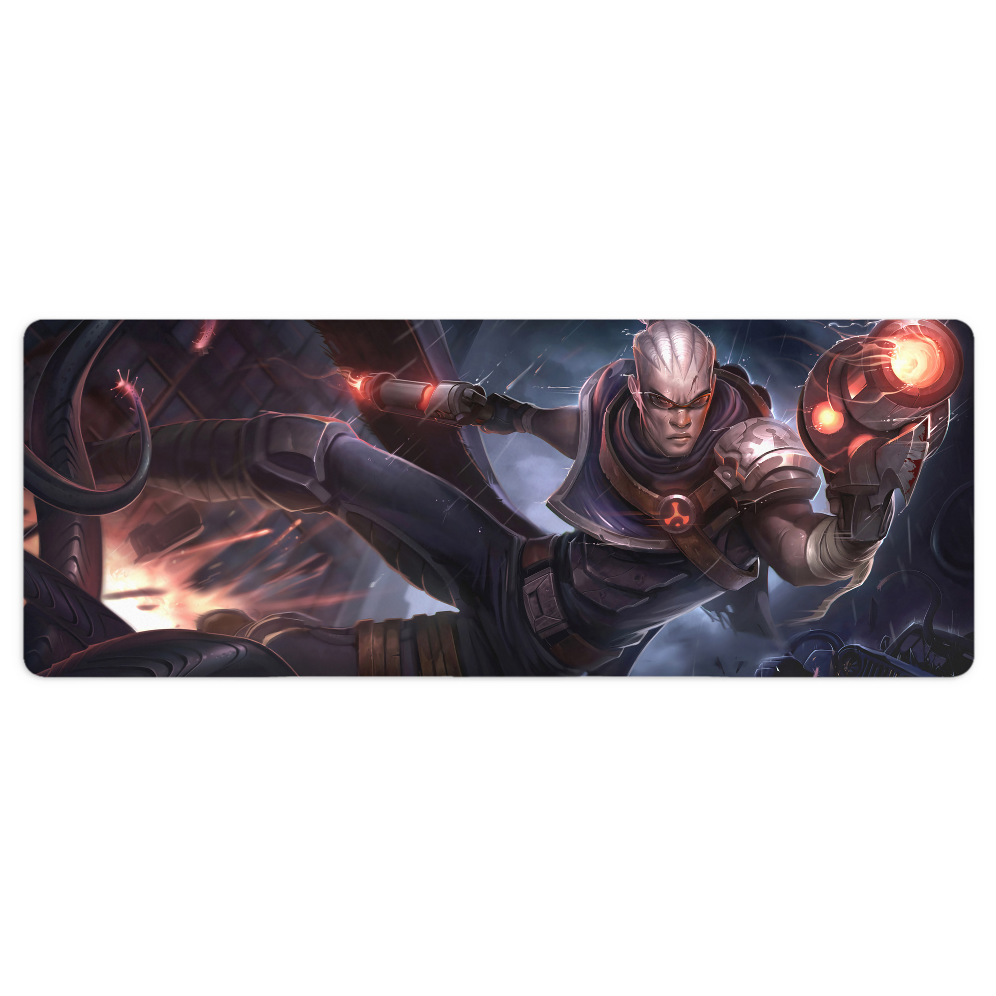 （画像用） リーグ・オブ・レジェンド League of Legends LOL ステッチ加工 大判デスクマット／滑り止めマウスパッド