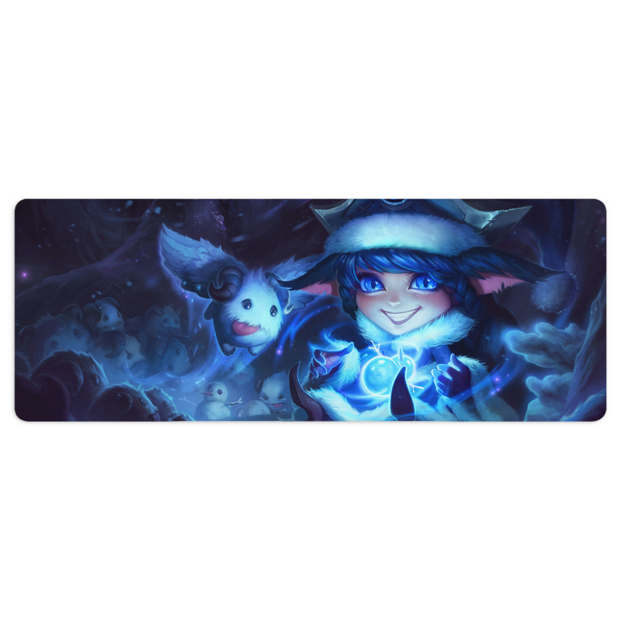 （画像用） リーグ・オブ・レジェンド League of Legends LOL ステッチ加工 大判デスクマット／滑り止めマウスパッド