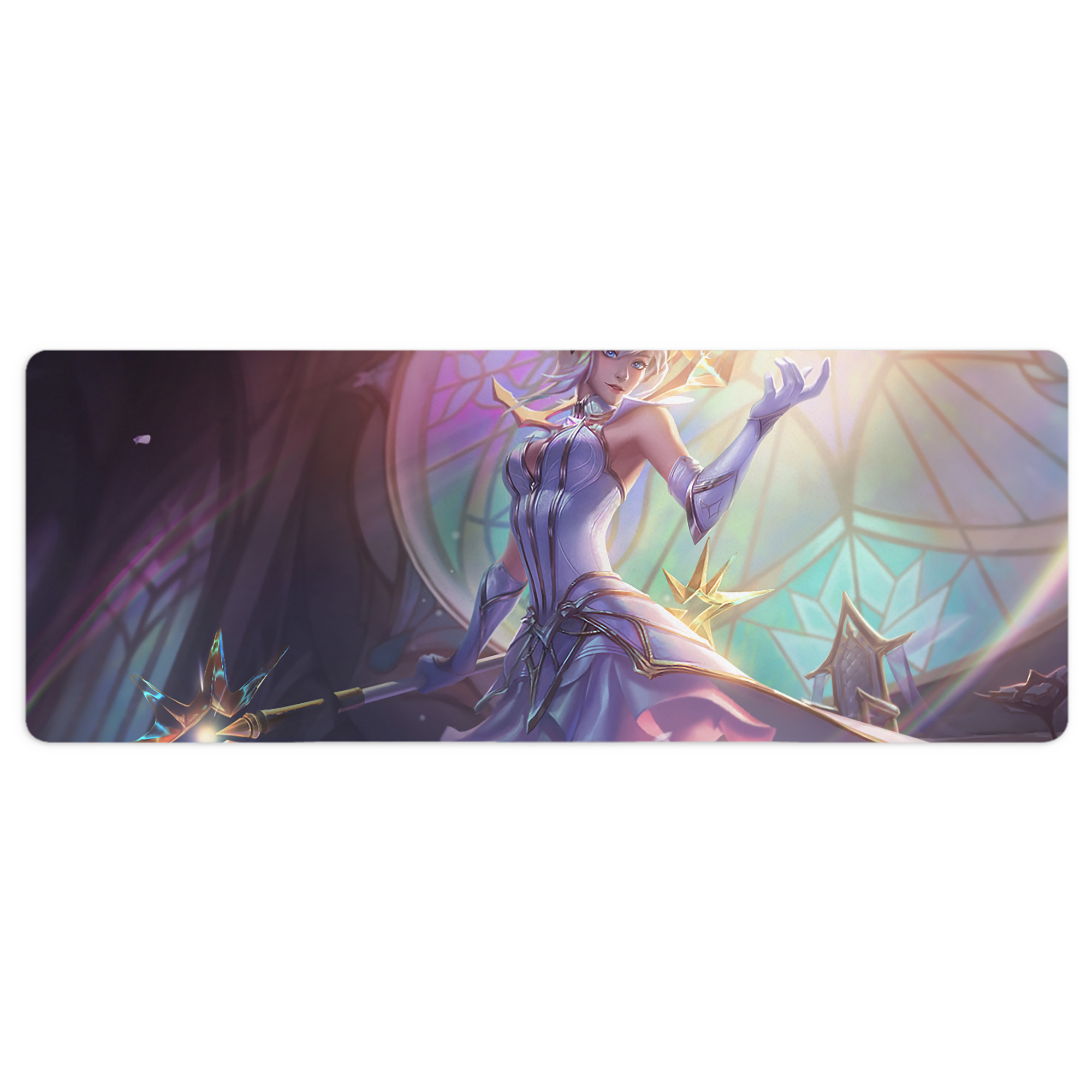 （画像用） リーグ・オブ・レジェンド League of Legends LOL ステッチ加工 大判デスクマット／滑り止めマウスパッド