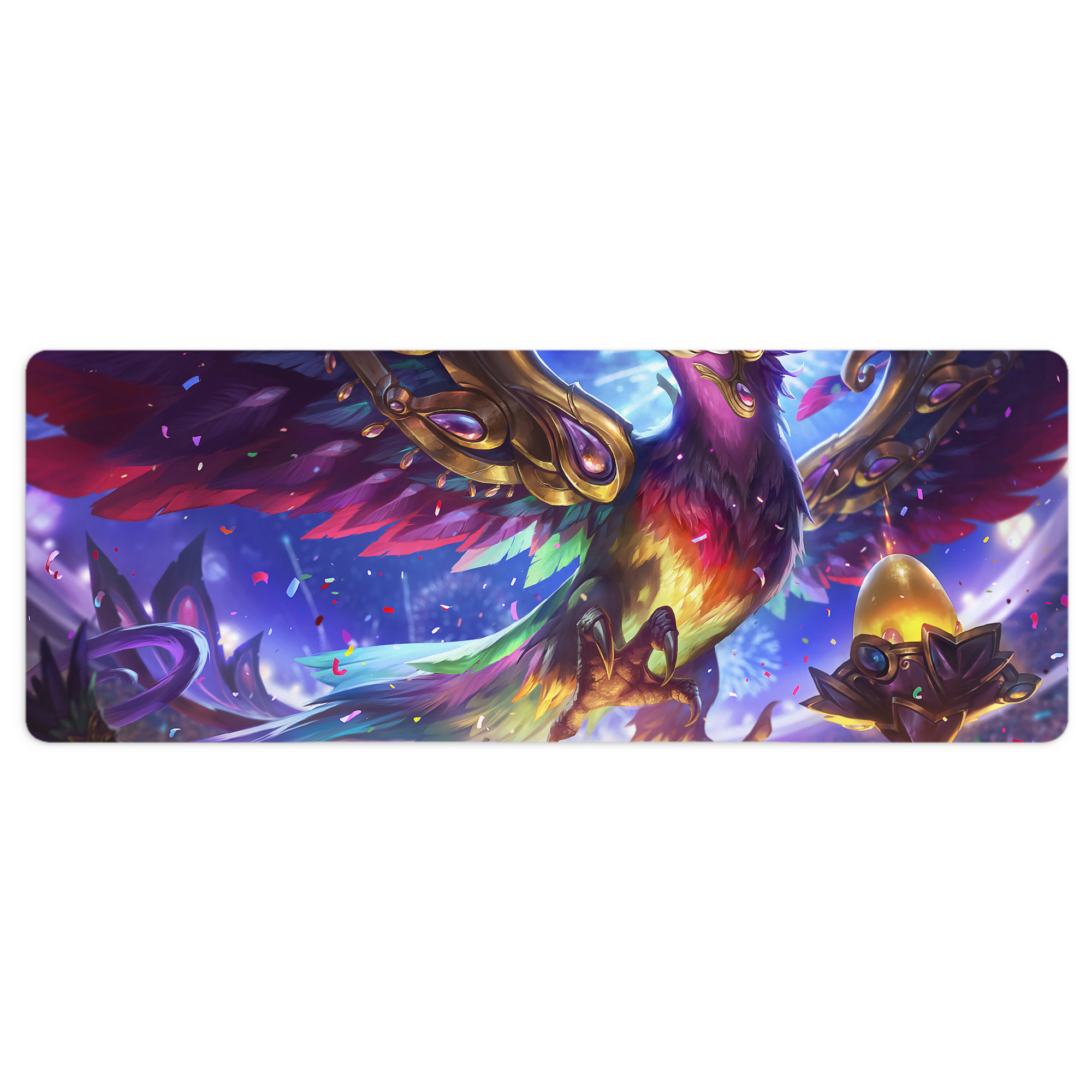 （画像用） リーグ・オブ・レジェンド League of Legends LOL ステッチ加工 大判デスクマット／滑り止めマウスパッド