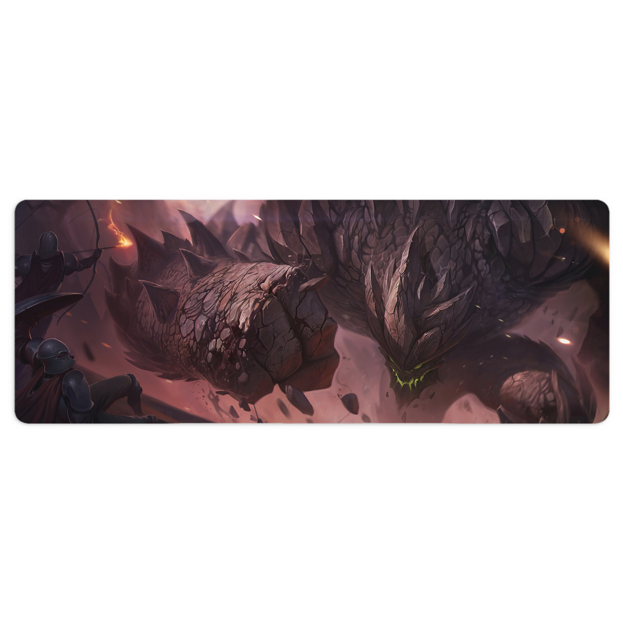 （画像用） リーグ・オブ・レジェンド League of Legends LOL ステッチ加工 大判デスクマット／滑り止めマウスパッド