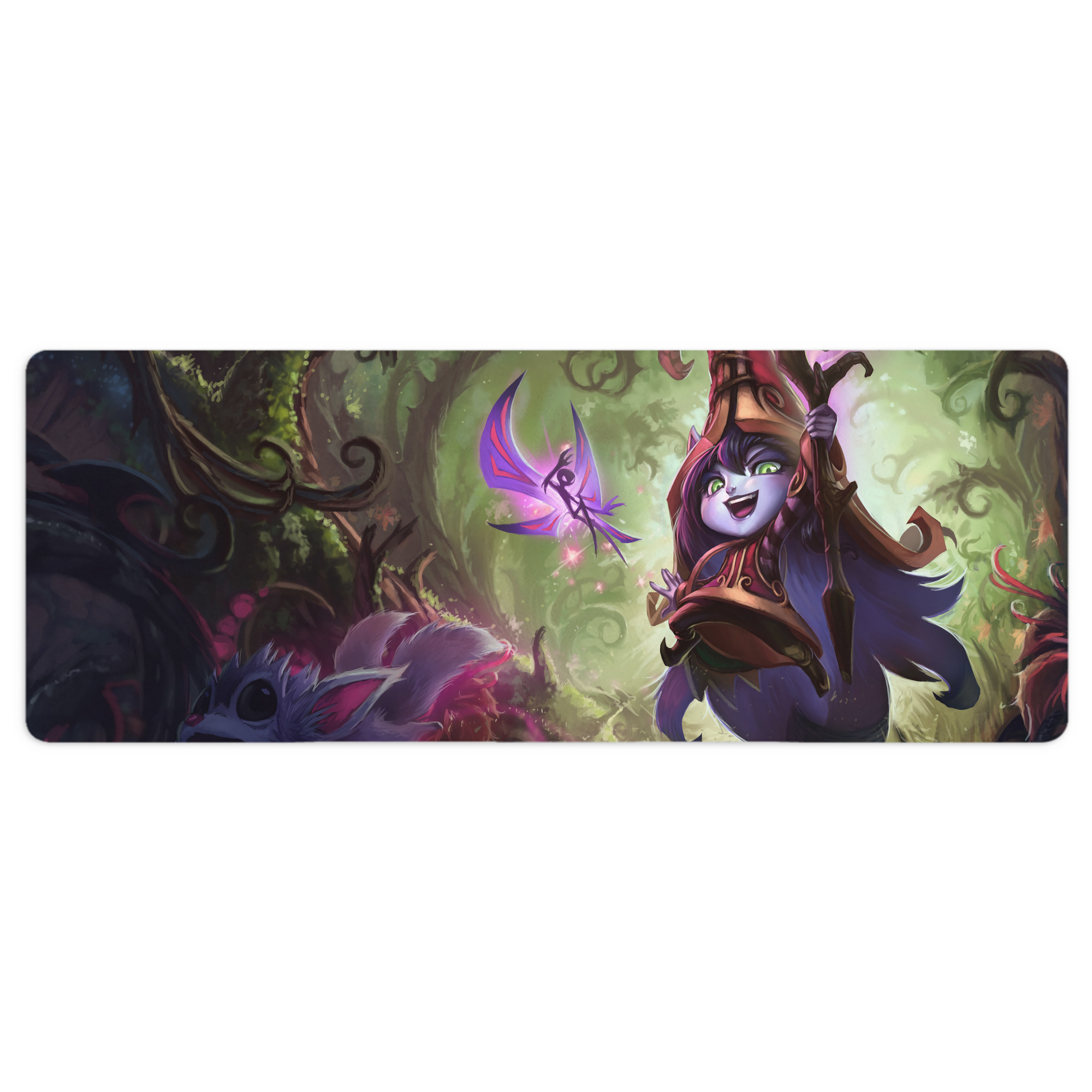（画像用） リーグ・オブ・レジェンド League of Legends LOL ステッチ加工 大判デスクマット／滑り止めマウスパッド