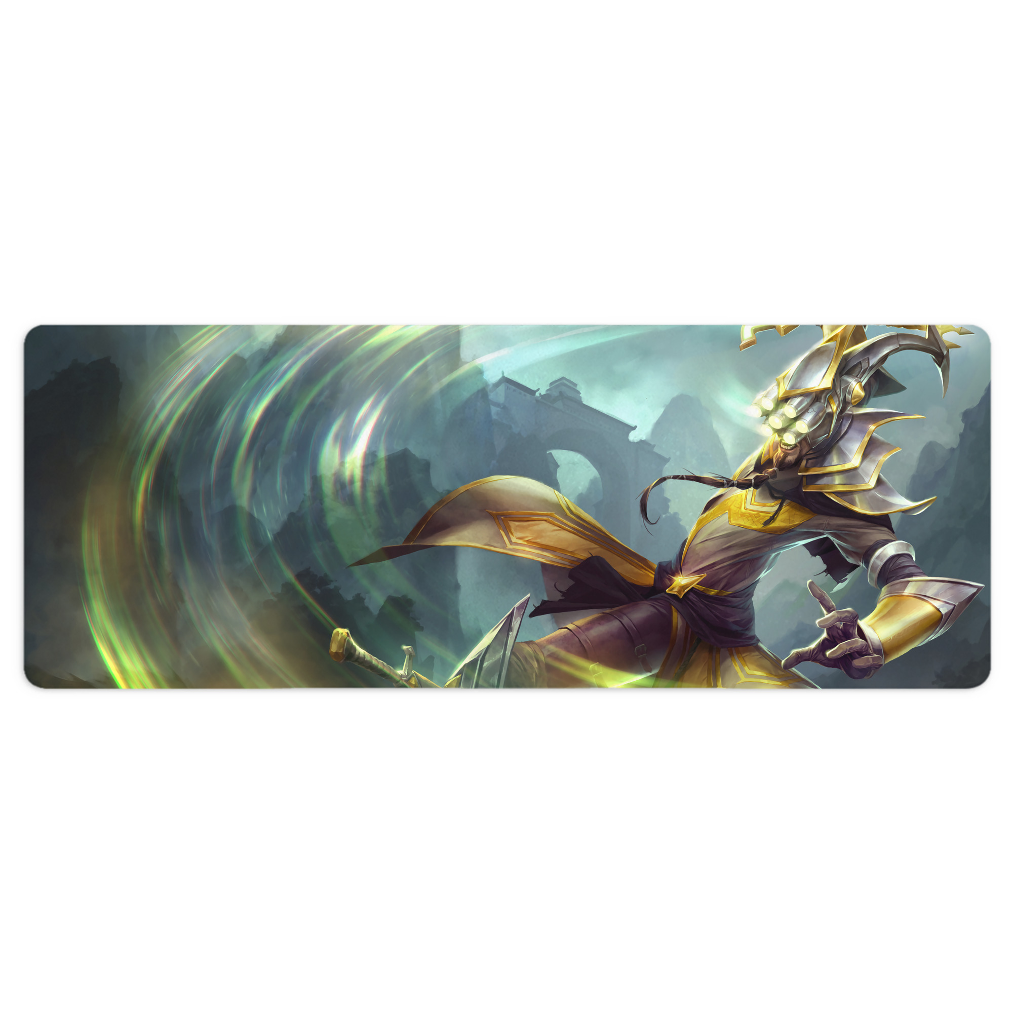 （画像用） リーグ・オブ・レジェンド League of Legends LOL ステッチ加工 大判デスクマット／滑り止めマウスパッド