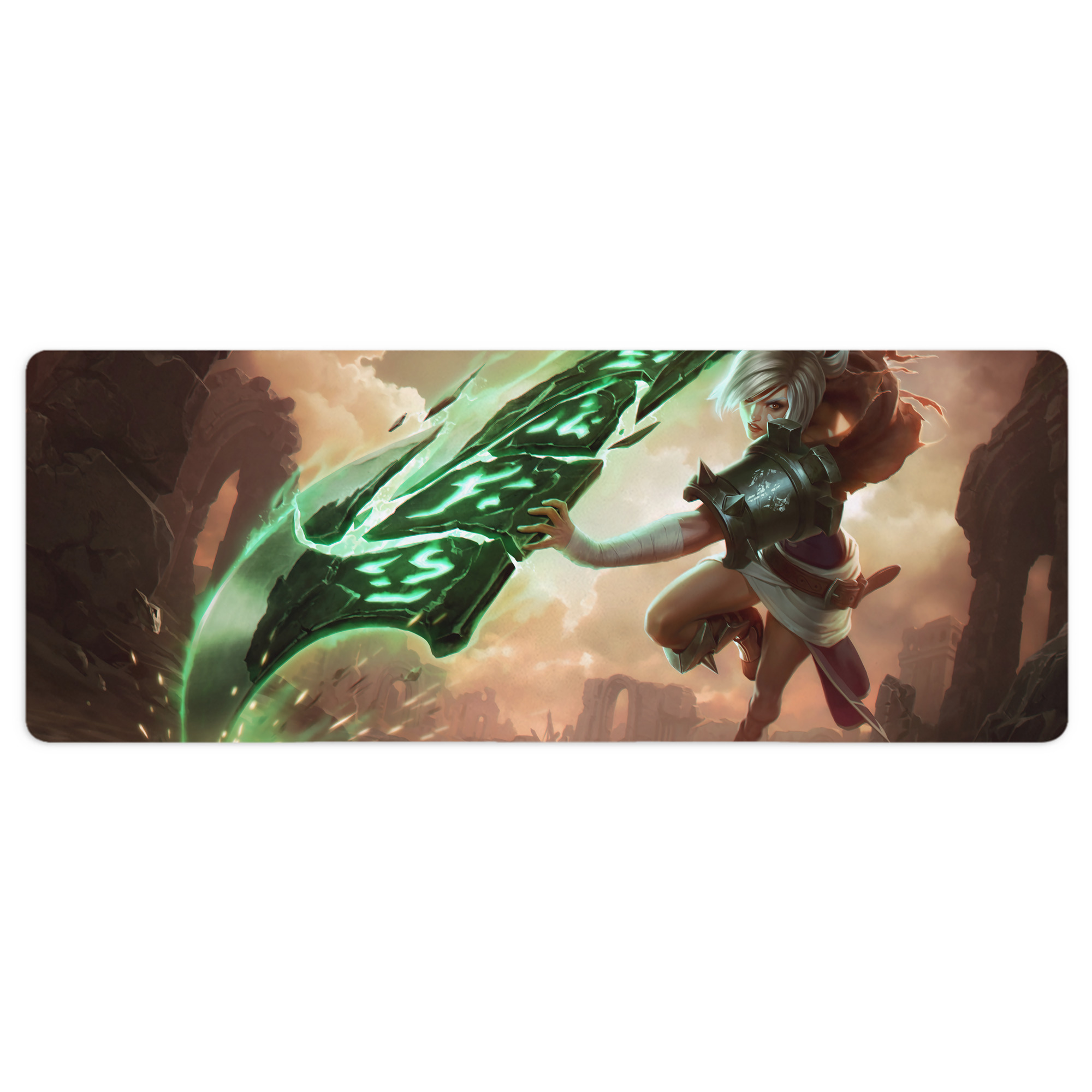 （画像用） リーグ・オブ・レジェンド League of Legends LOL ステッチ加工 大判デスクマット／滑り止めマウスパッド
