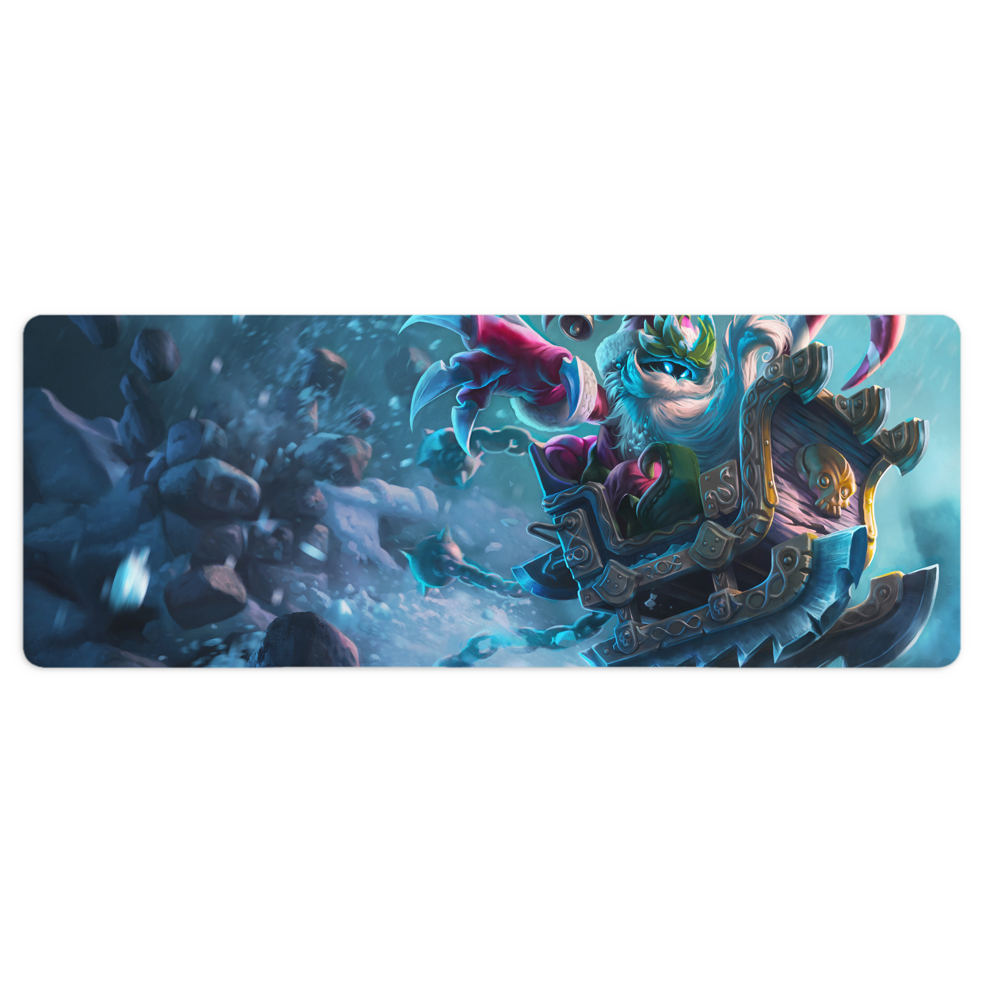 （画像用） リーグ・オブ・レジェンド League of Legends LOL ステッチ加工 大判デスクマット／滑り止めマウスパッド