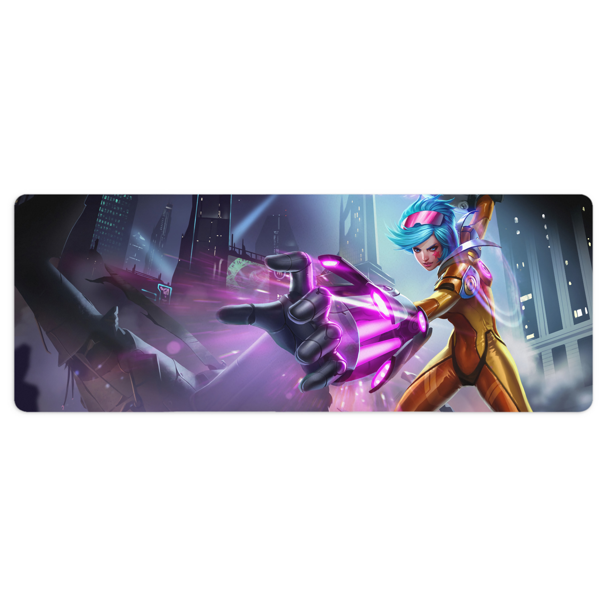 （画像用） リーグ・オブ・レジェンド League of Legends LOL ステッチ加工 大判デスクマット／滑り止めマウスパッド