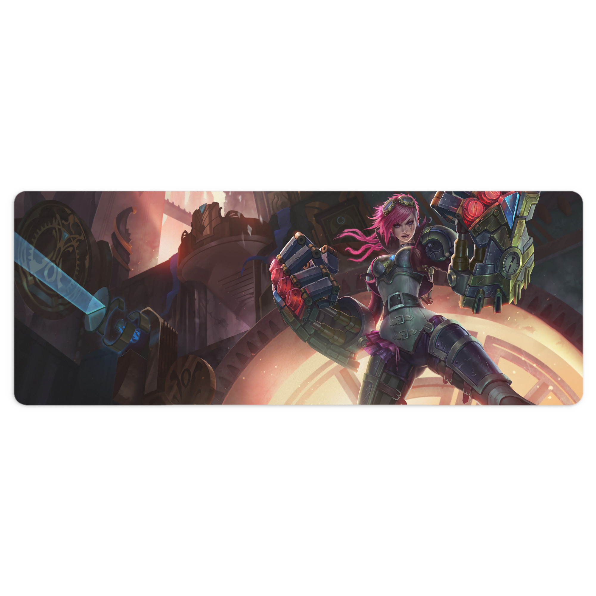 （画像用） リーグ・オブ・レジェンド League of Legends LOL ステッチ加工 大判デスクマット／滑り止めマウスパッド