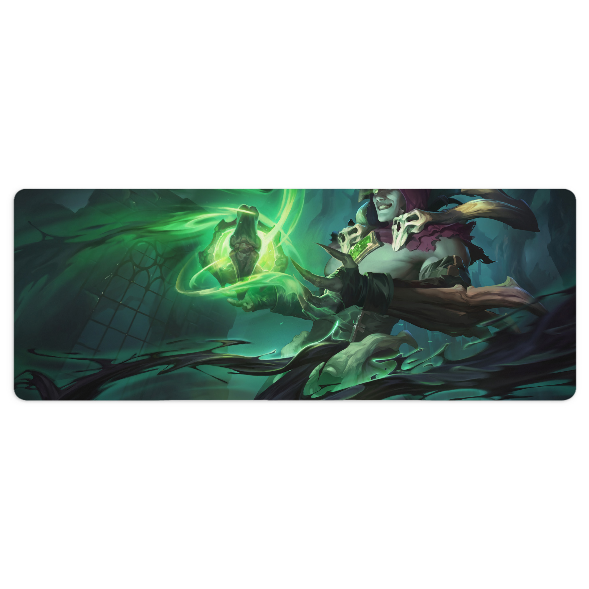 （画像用） リーグ・オブ・レジェンド League of Legends LOL ステッチ加工 大判デスクマット／滑り止めマウスパッド