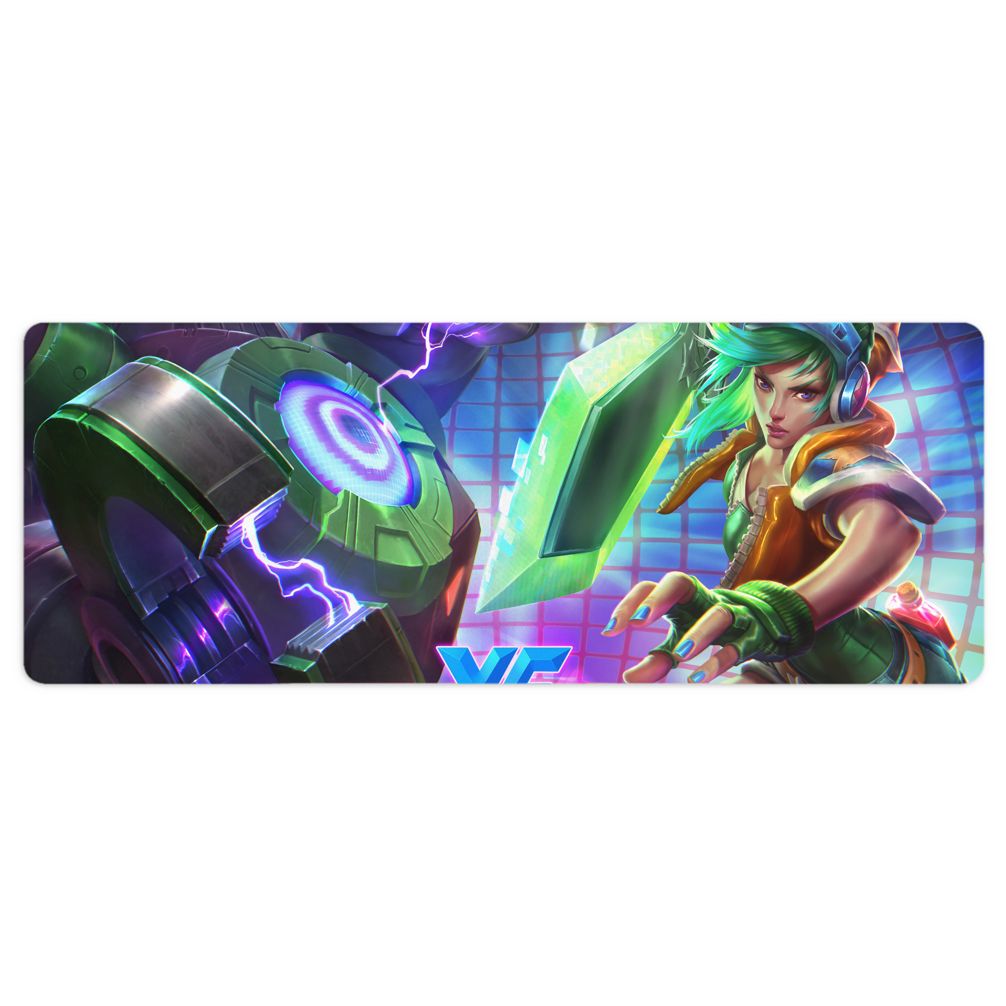 （画像用） リーグ・オブ・レジェンド League of Legends LOL ステッチ加工 大判デスクマット／滑り止めマウスパッド