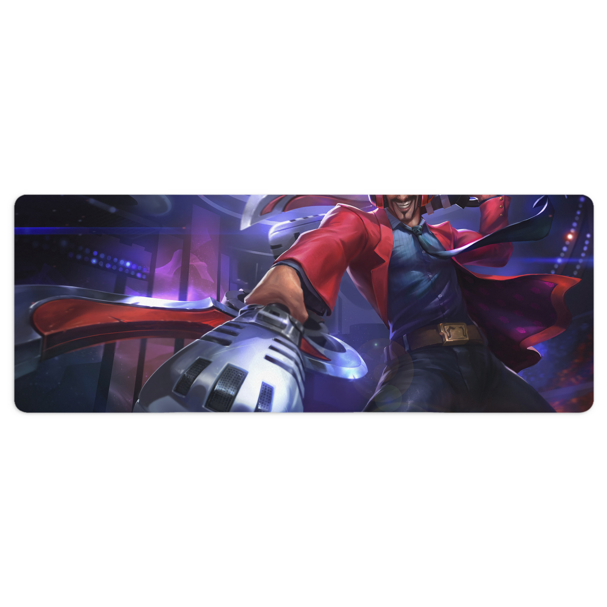（画像用） リーグ・オブ・レジェンド League of Legends LOL ステッチ加工 大判デスクマット／滑り止めマウスパッド