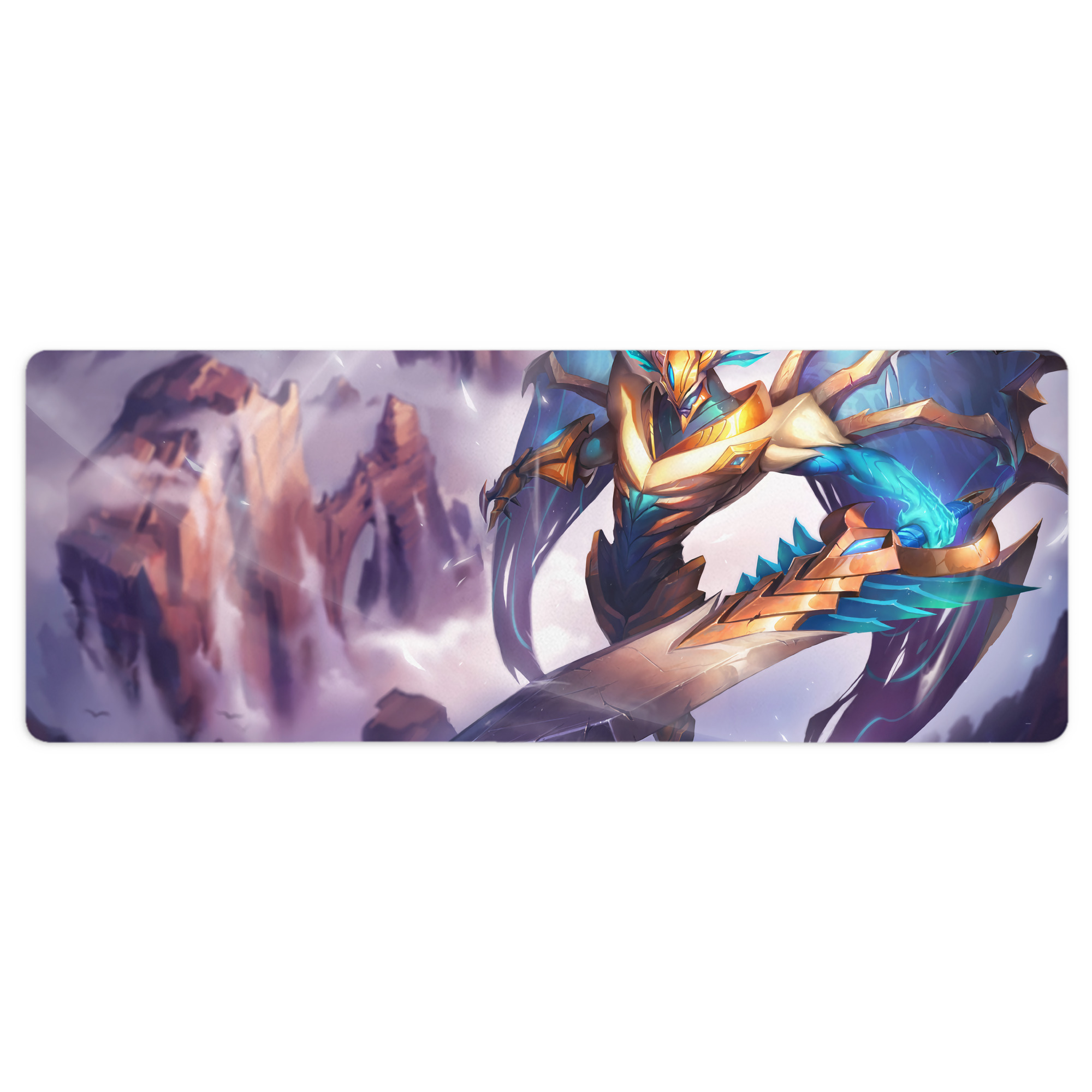 （画像用） リーグ・オブ・レジェンド League of Legends LOL ステッチ加工 大判デスクマット／滑り止めマウスパッド