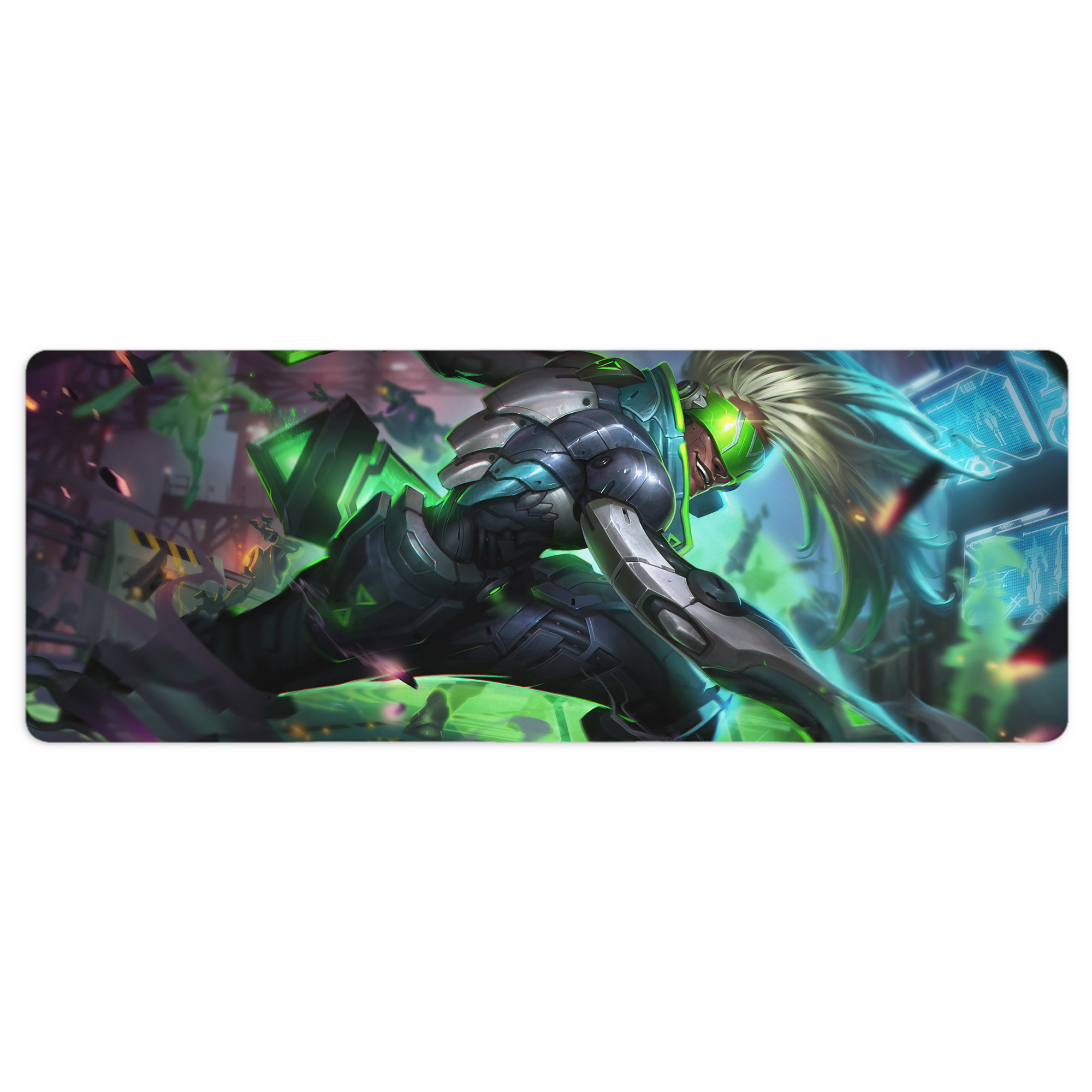 （画像用） リーグ・オブ・レジェンド League of Legends LOL ステッチ加工 大判デスクマット／滑り止めマウスパッド