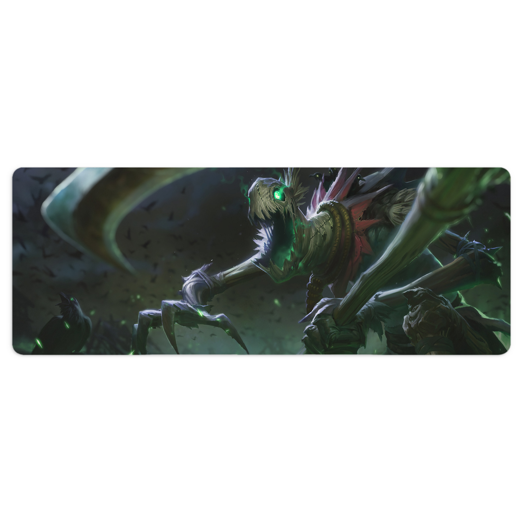 （画像用） リーグ・オブ・レジェンド League of Legends LOL ステッチ加工 大判デスクマット／滑り止めマウスパッド