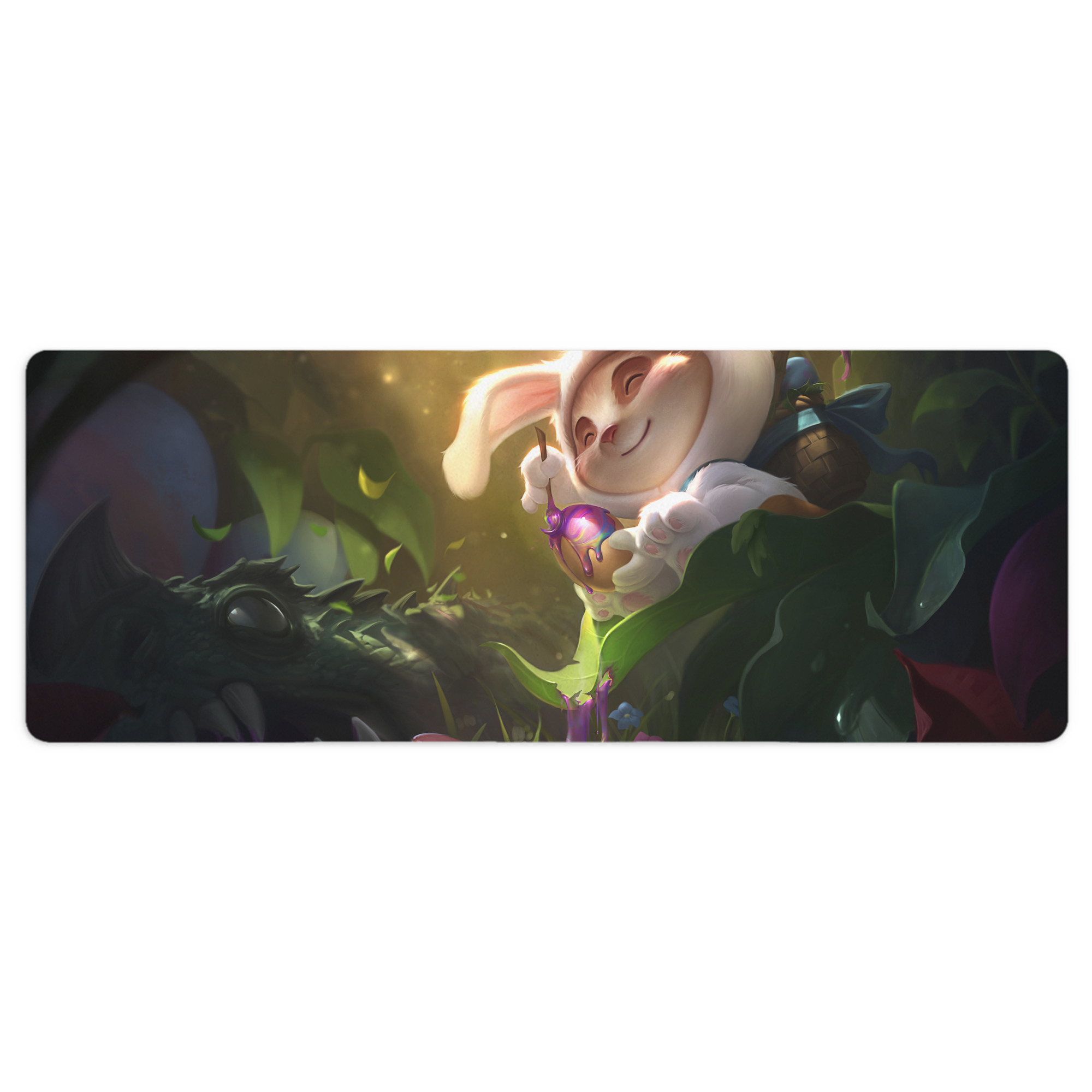 （画像用） リーグ・オブ・レジェンド League of Legends LOL ステッチ加工 大判デスクマット／滑り止めマウスパッド