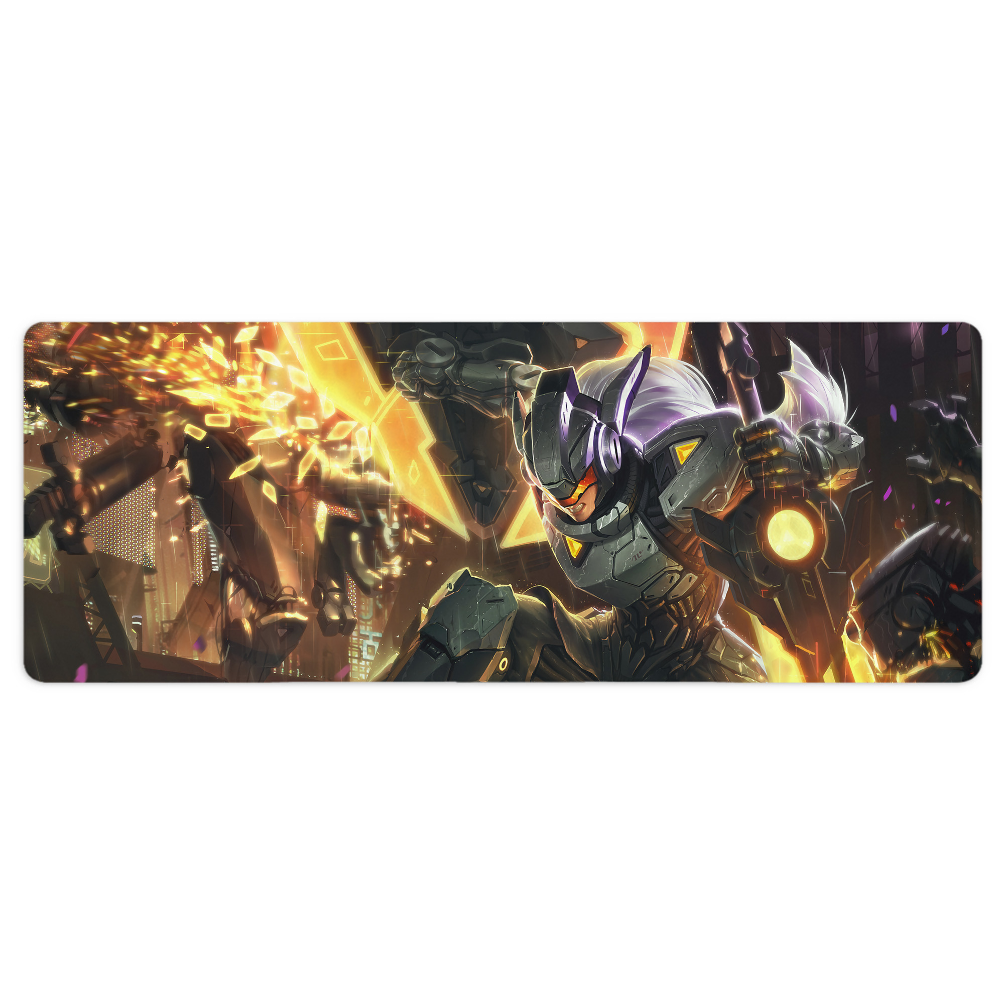 （画像用） リーグ・オブ・レジェンド League of Legends LOL ステッチ加工 大判デスクマット／滑り止めマウスパッド