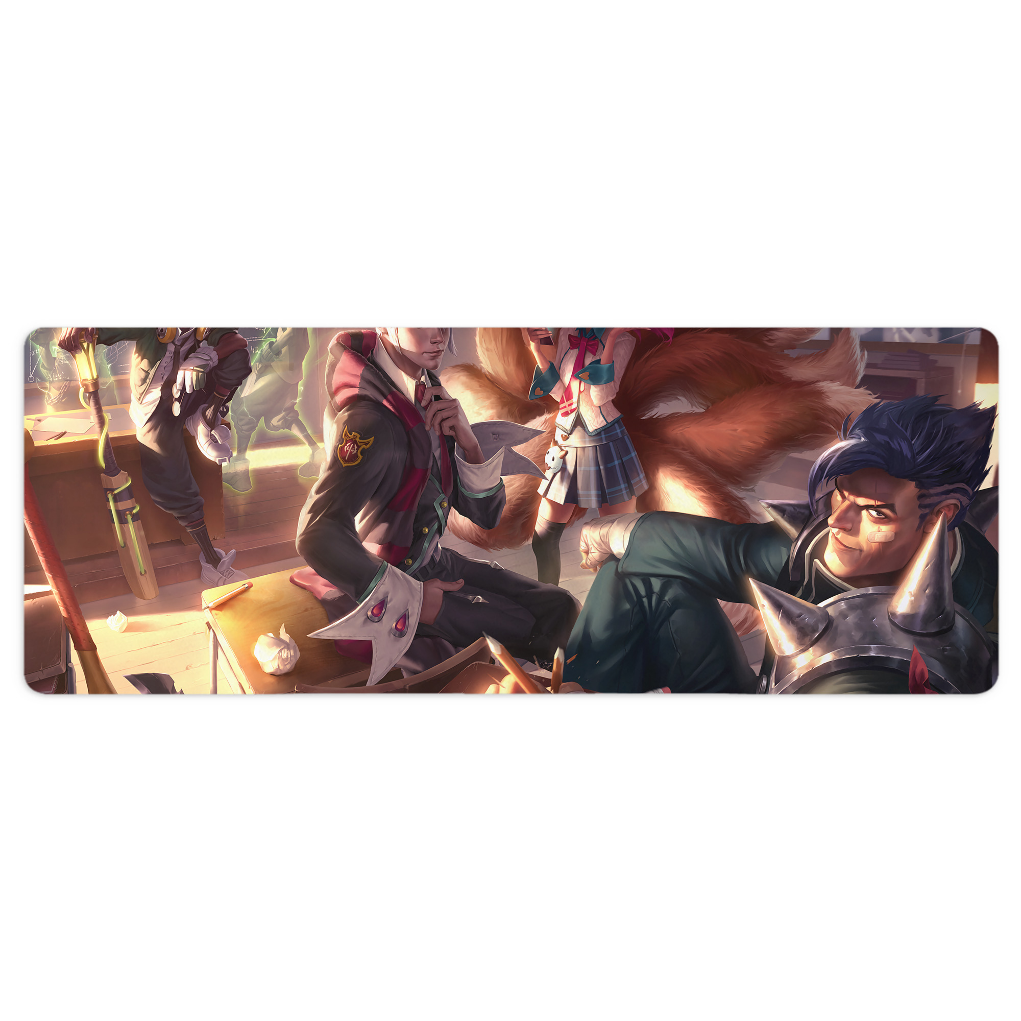 （画像用） リーグ・オブ・レジェンド League of Legends LOL ステッチ加工 大判デスクマット／滑り止めマウスパッド