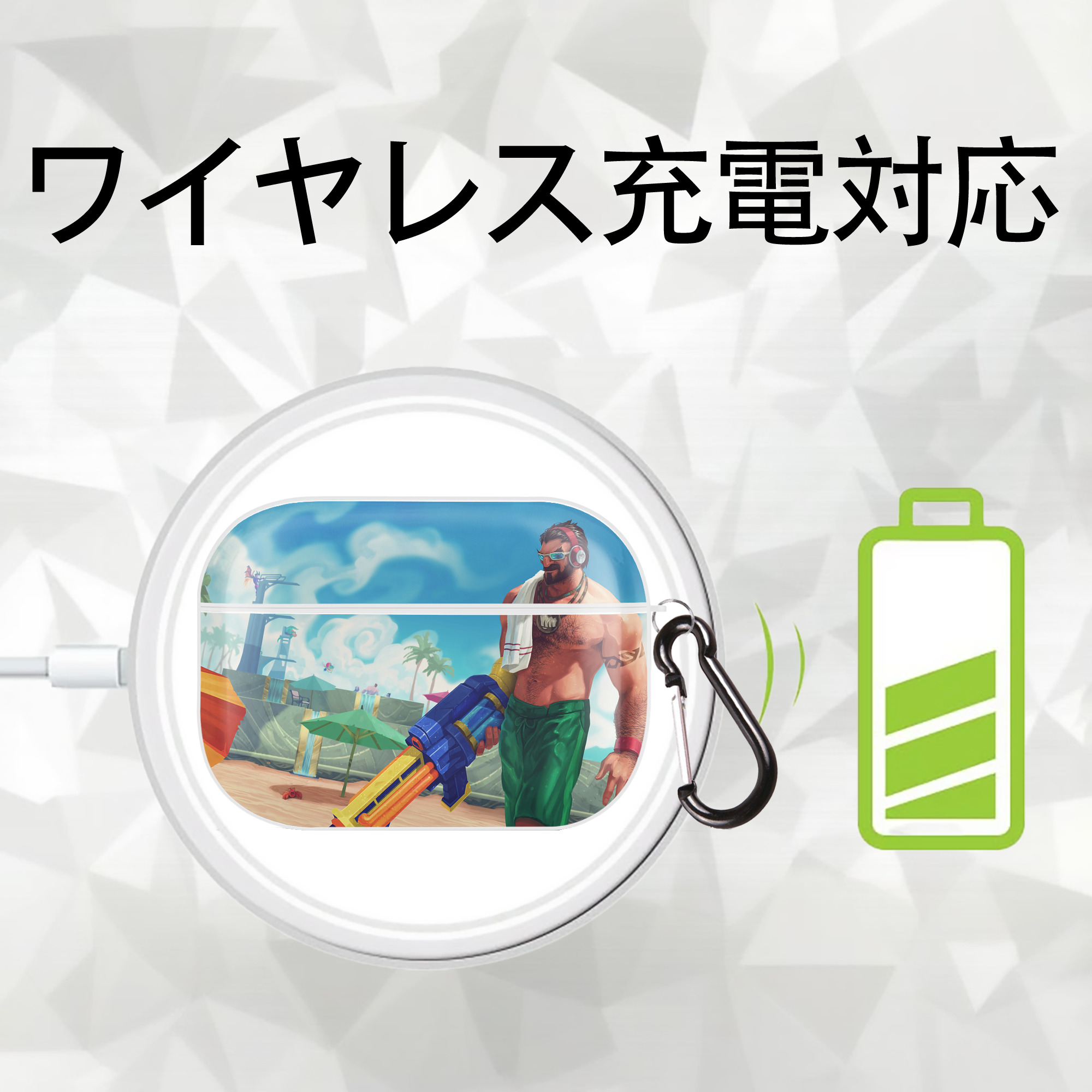 リーグ・オブ・レジェンド League of Legends LOL 【AirPods Pro用】ハードシェル保護ケース 耐衝撃・防指紋・カラビナ付き商品仕様