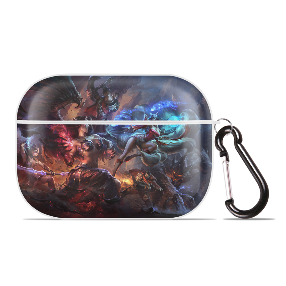 （画像用） リーグ・オブ・レジェンド League of Legends LOL 【AirPods Pro用】ハードシェル保護ケース 耐衝撃・防指紋・カラビナ付き商品仕様