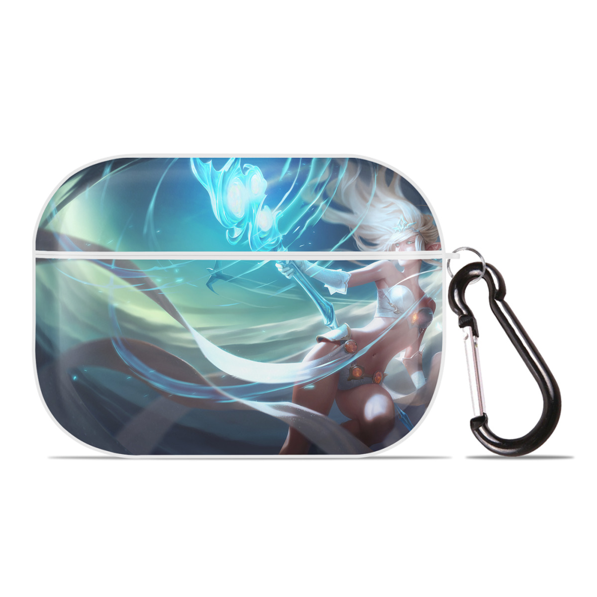 （画像用） リーグ・オブ・レジェンド League of Legends LOL 【AirPods Pro用】ハードシェル保護ケース 耐衝撃・防指紋・カラビナ付き商品仕様