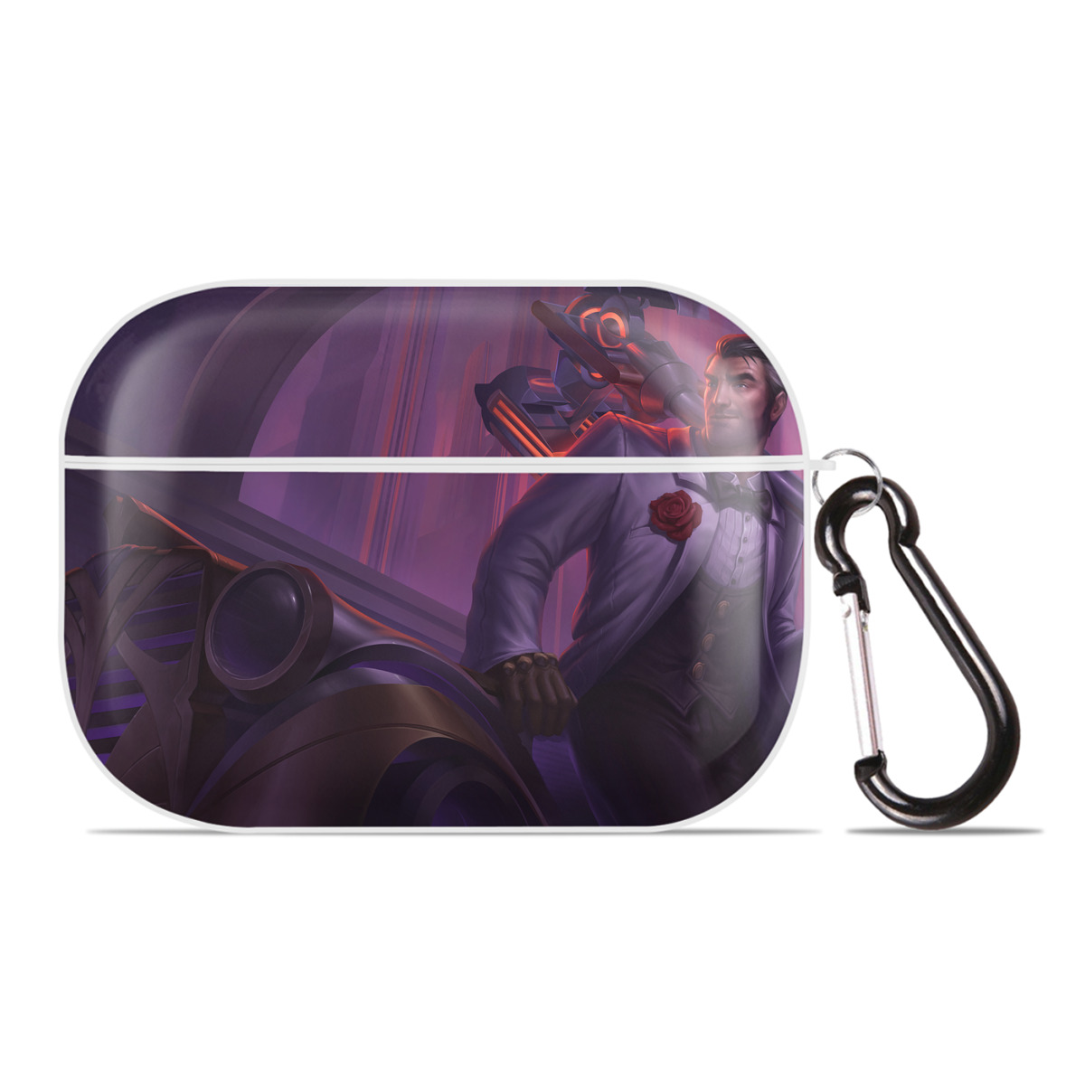 （画像用） リーグ・オブ・レジェンド League of Legends LOL 【AirPods Pro用】ハードシェル保護ケース 耐衝撃・防指紋・カラビナ付き商品仕様