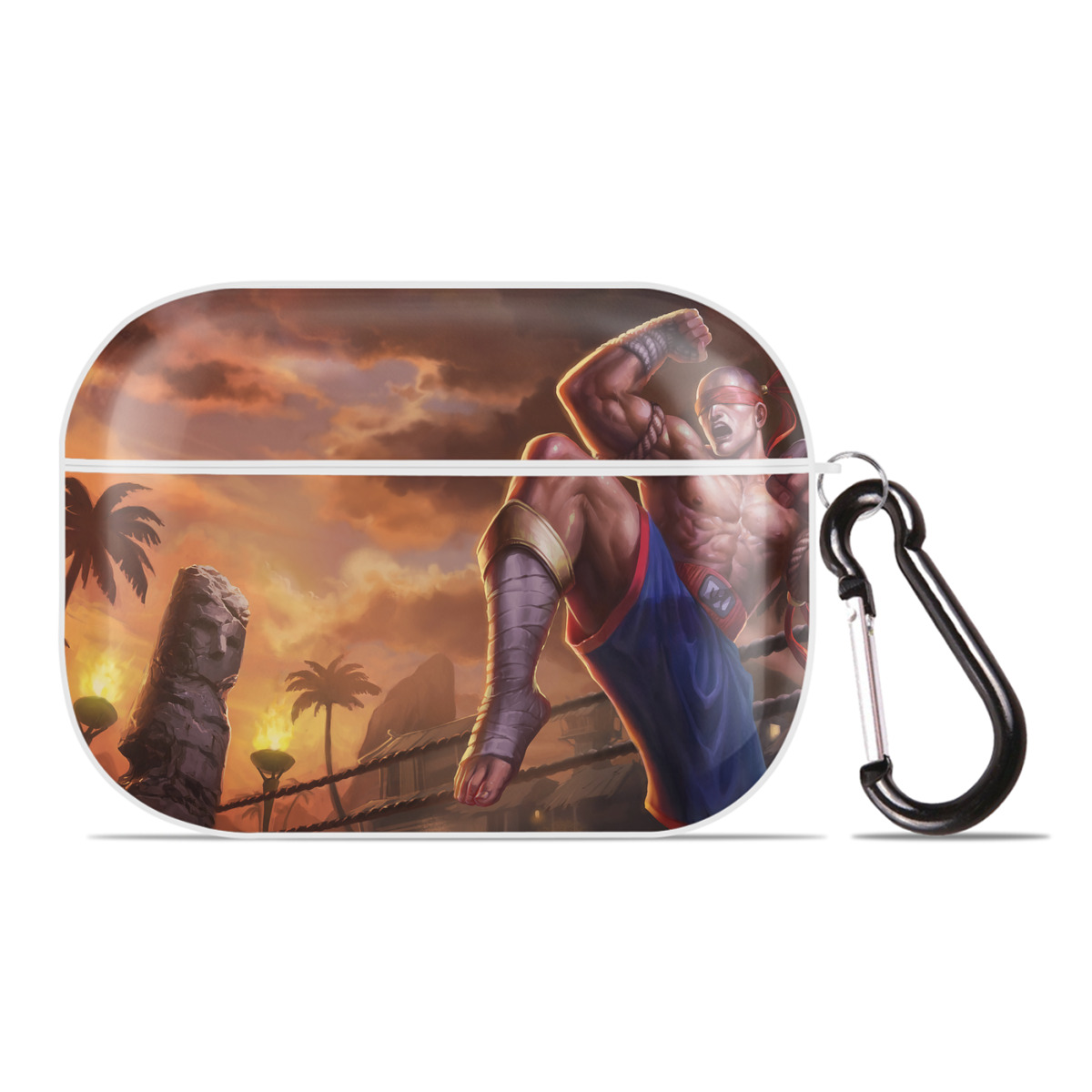 （画像用） リーグ・オブ・レジェンド League of Legends LOL 【AirPods Pro用】ハードシェル保護ケース 耐衝撃・防指紋・カラビナ付き商品仕様