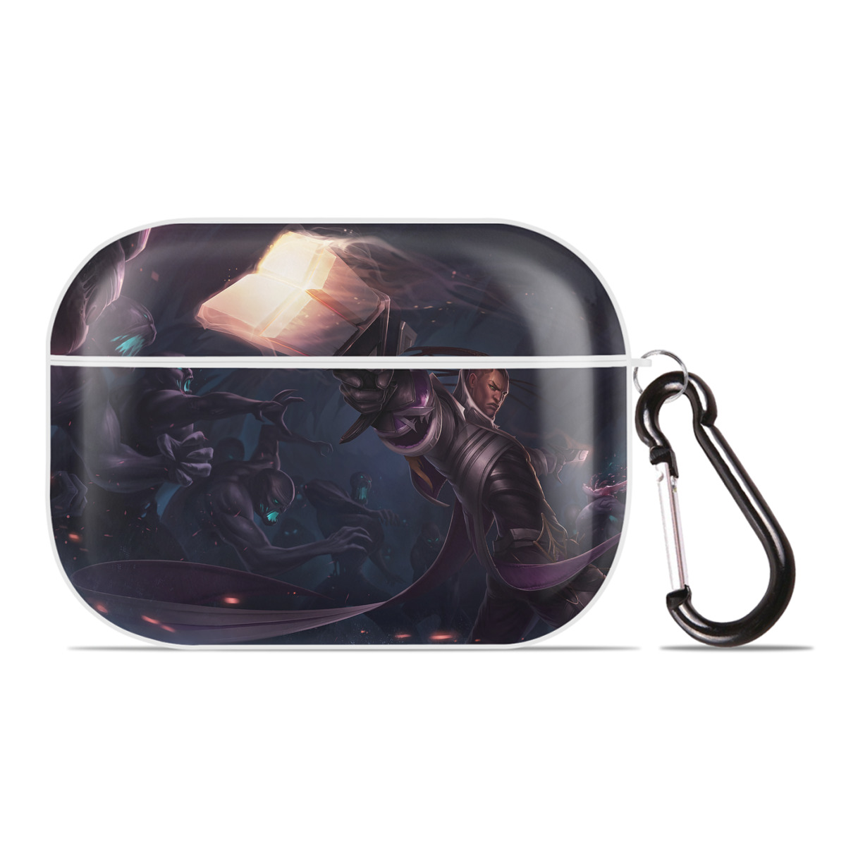 （画像用） リーグ・オブ・レジェンド League of Legends LOL 【AirPods Pro用】ハードシェル保護ケース 耐衝撃・防指紋・カラビナ付き商品仕様