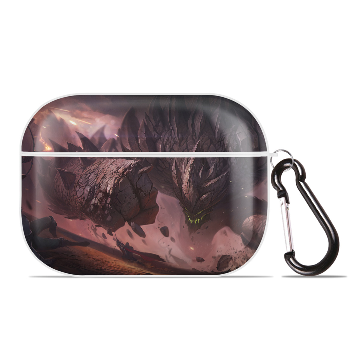 （画像用） リーグ・オブ・レジェンド League of Legends LOL 【AirPods Pro用】ハードシェル保護ケース 耐衝撃・防指紋・カラビナ付き商品仕様