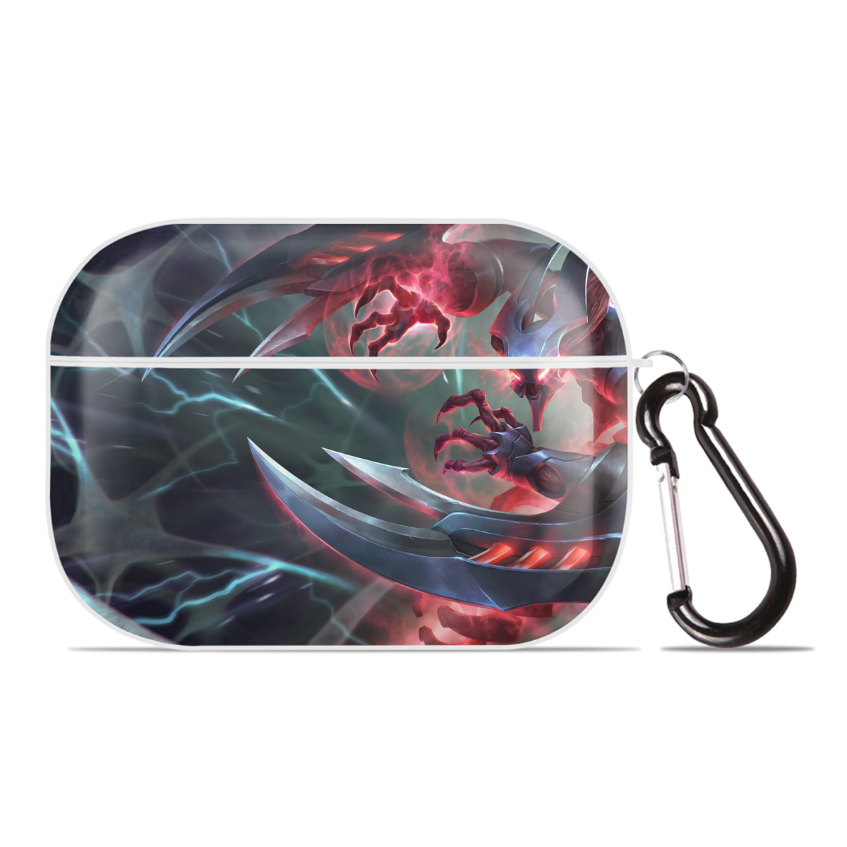（画像用） リーグ・オブ・レジェンド League of Legends LOL 【AirPods Pro用】ハードシェル保護ケース 耐衝撃・防指紋・カラビナ付き商品仕様