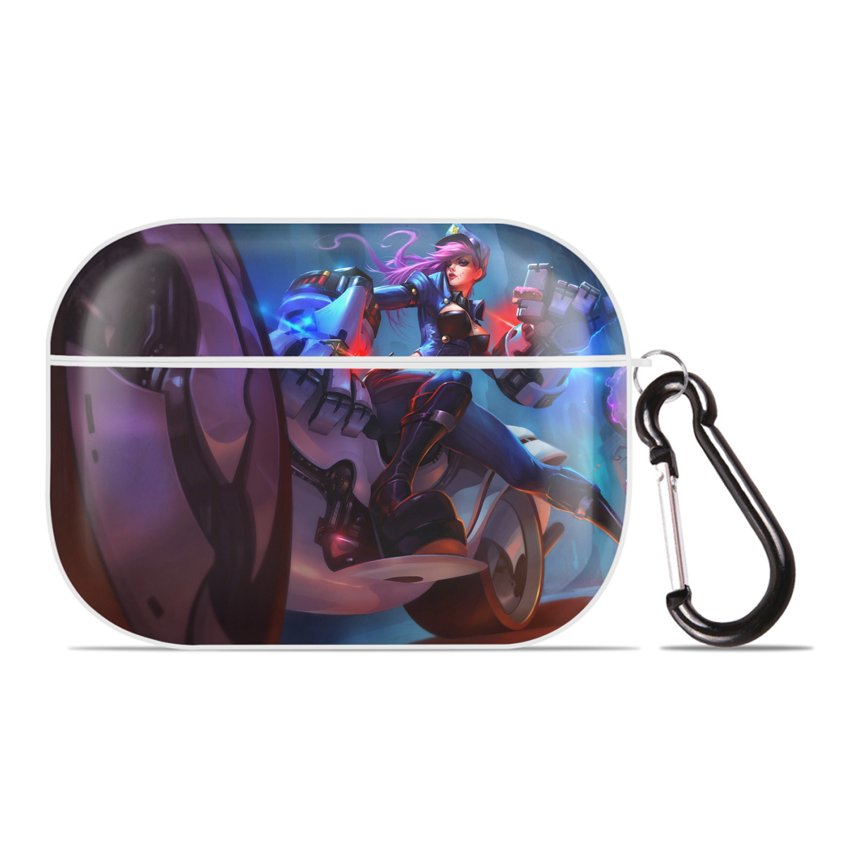 （画像用） リーグ・オブ・レジェンド League of Legends LOL 【AirPods Pro用】ハードシェル保護ケース 耐衝撃・防指紋・カラビナ付き商品仕様